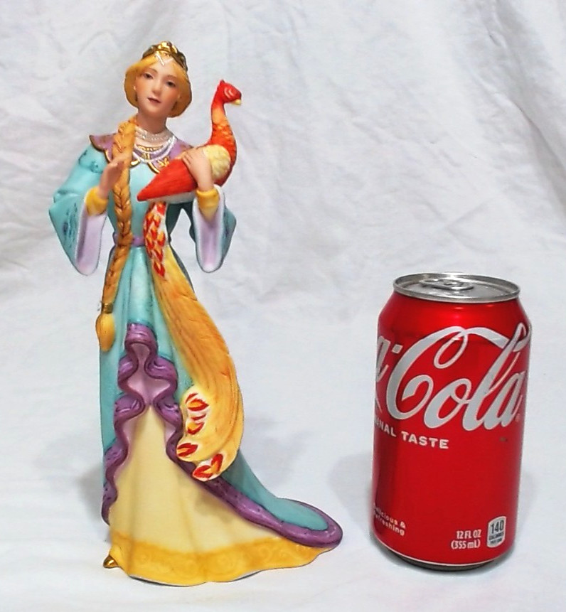 1992 LENOX “PRINCESS & THE FIREBIRD” LTD ED. #2 OF 80 FIGURINE 8-3/4″, TAIWAN