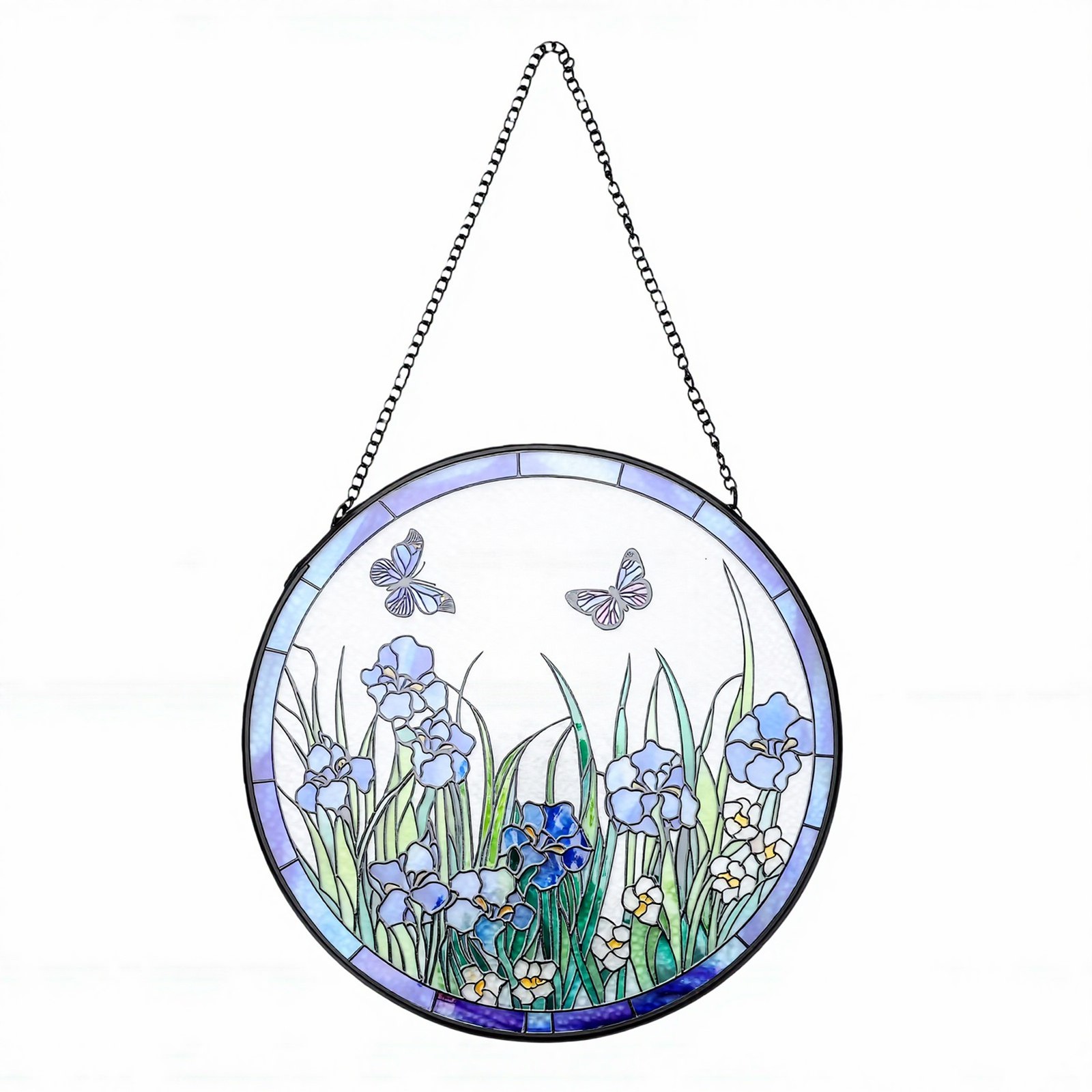 Stained Glass Sun Catcher Vibrant Color Home Living Room Bedroom Decor V1