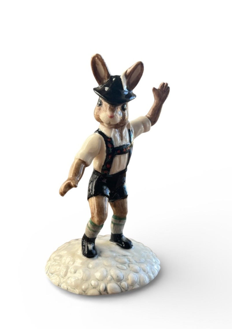 Royal Doulton Bunnykins – “Tyrolean Dancer Bunnykins” DB 242 and Original Box