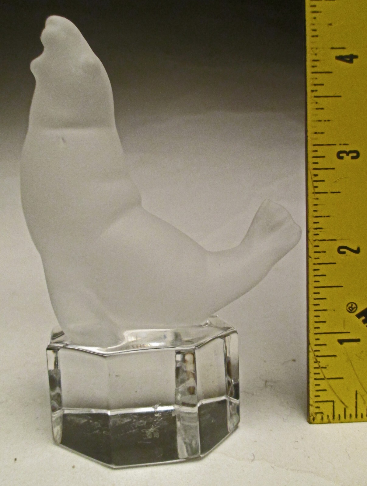 VTG Goebel Zoo Glass Paperweight Collection Sea Lion 1985 Limited Issue Germany