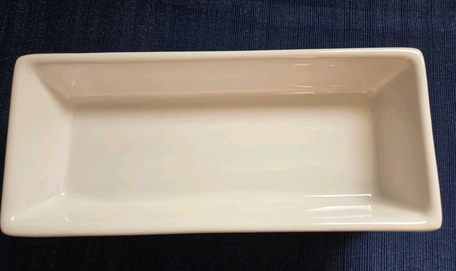 Pfaltzgraff April Brick Candleholder Rectangular Ceramic Taper Dish, Pattern 436