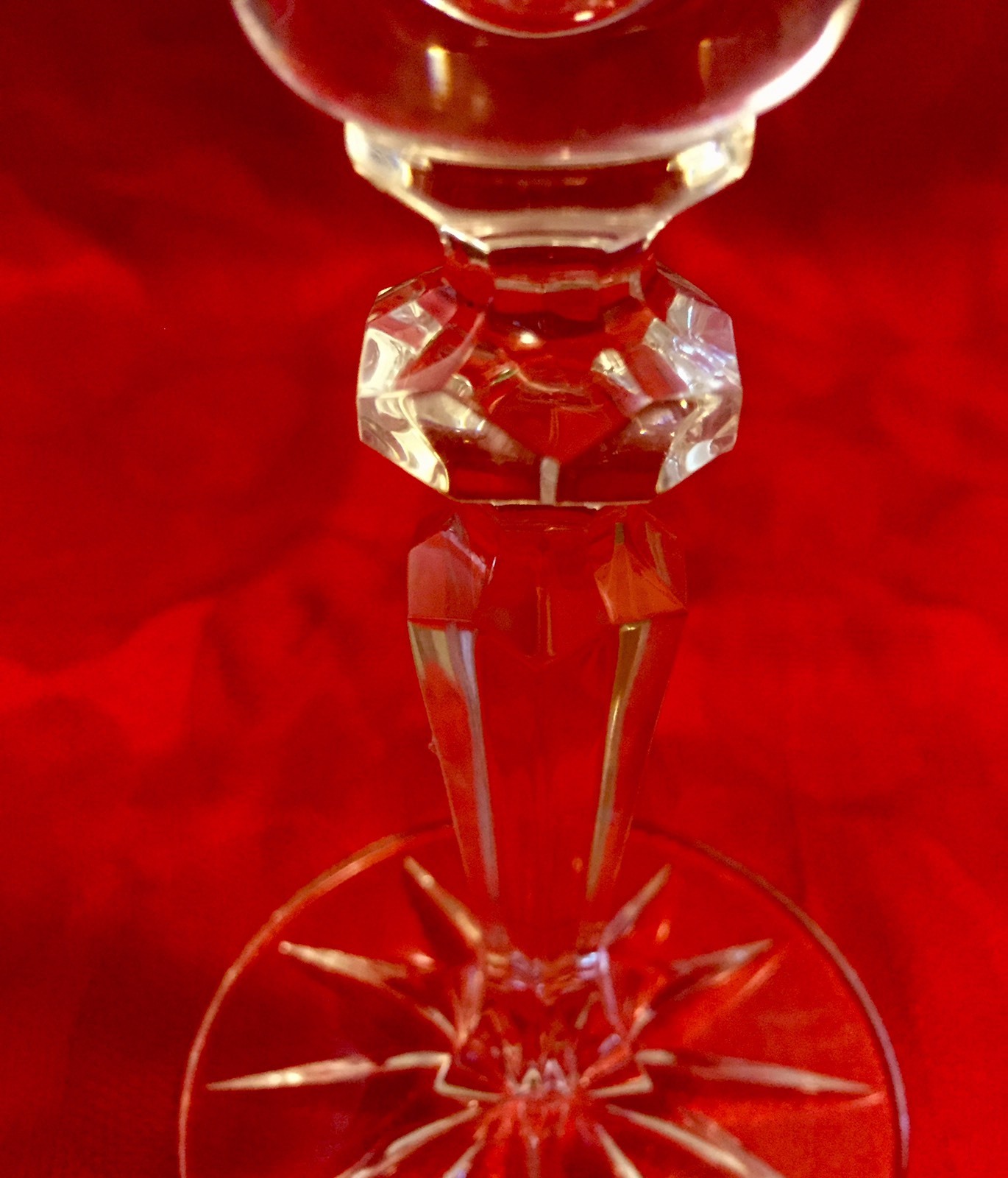 Marquis By Waterford 6” tall Crystal pair Candle Stick Holders 2, Signed
