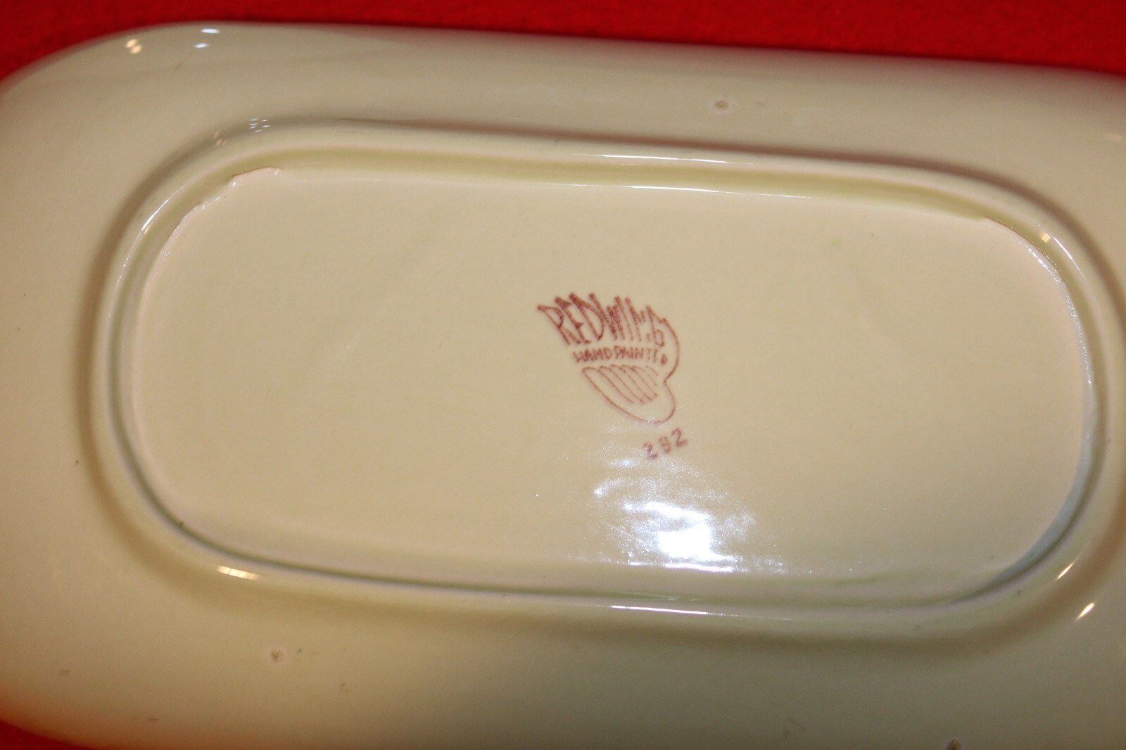 RED WING POTTERY 8 PCS LOT – LIGHT GREEN TINT