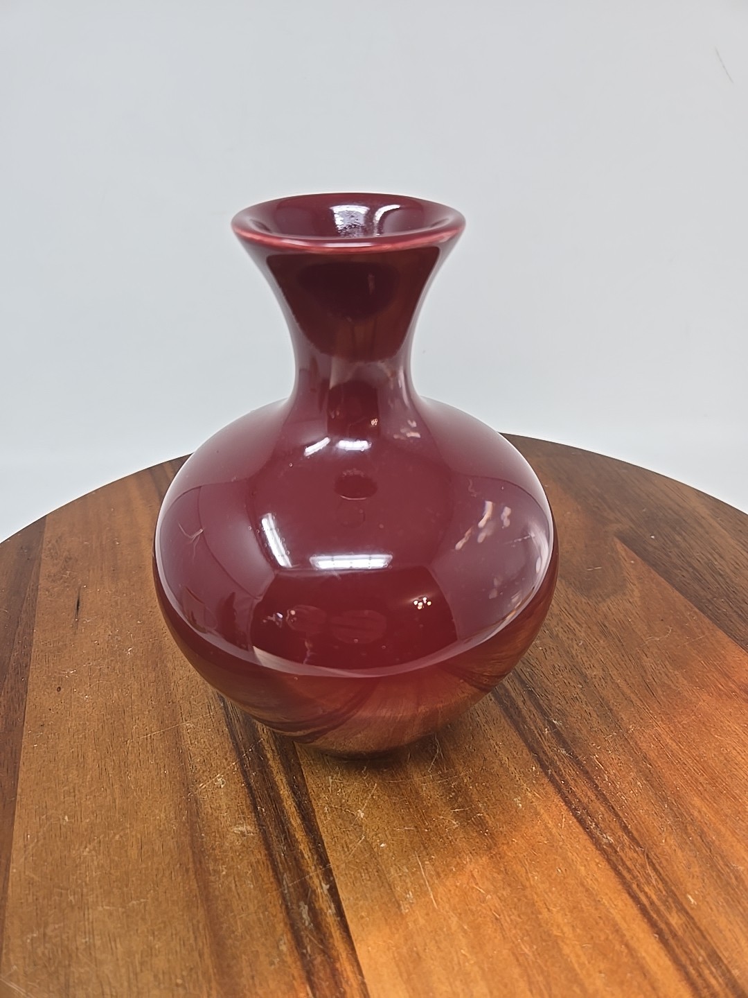 Vintage Haeger Burgundy 1994 7-in Tall Vase