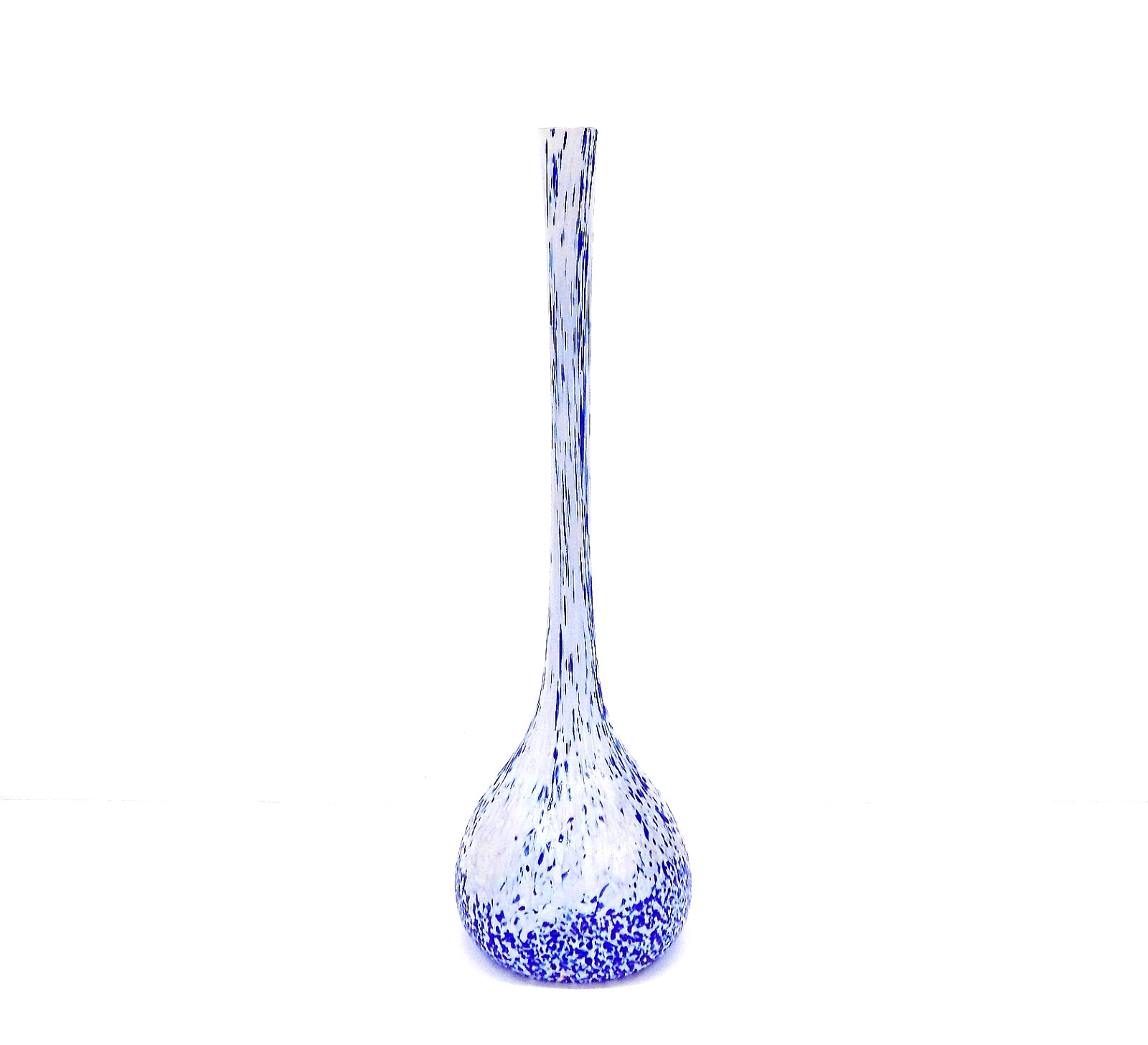 Fine Unsigned French Art Nouveau Berluze Soliflore Pate de Verre Vase 13 7/8″