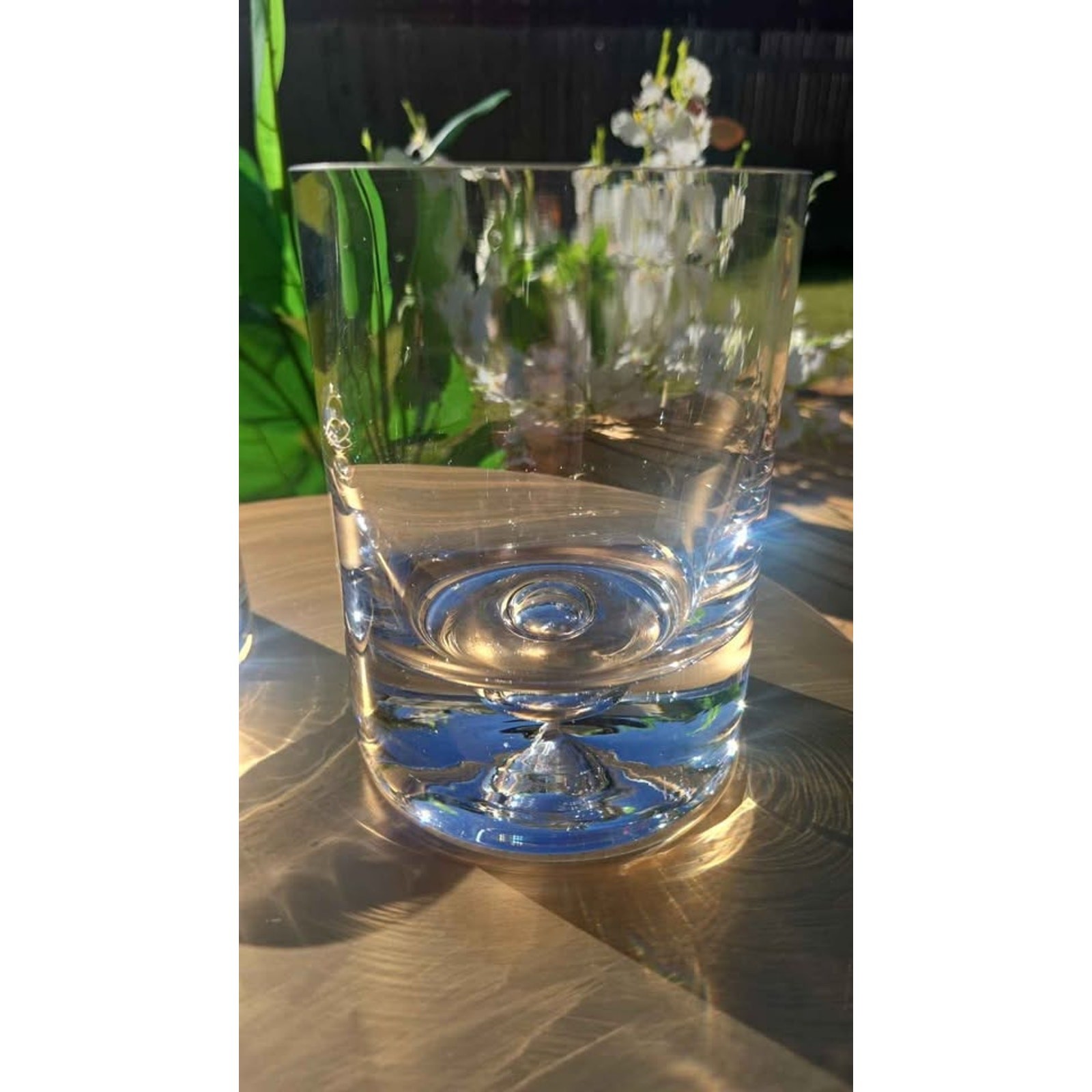 Orrefors Glass Votive & Vase Set Clear Cylindrical Scandinavian Modern Decor