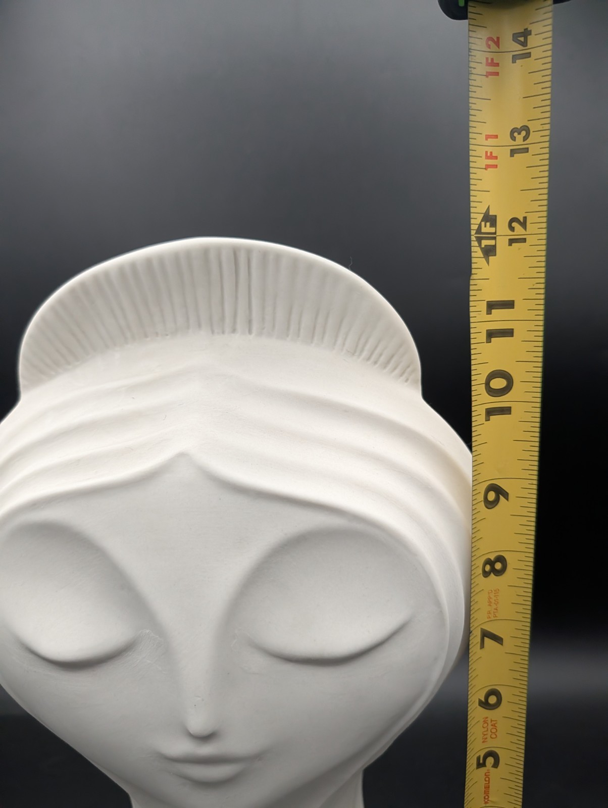 Jonathan Adler Naughty Nice Series NICE Sculpture 12″ Rare Woman Bust Angel