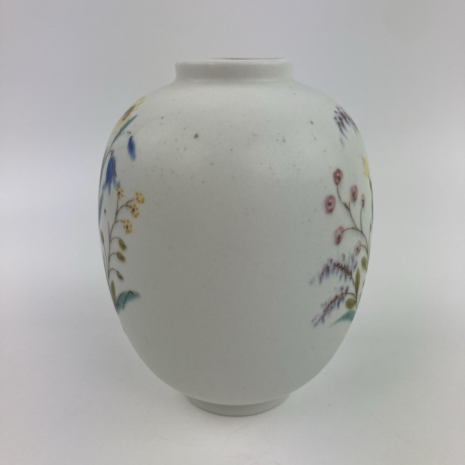 Rorstrand Round Vase 6” by Lars Thoren Meadow Flowers Made in Sweden MCM