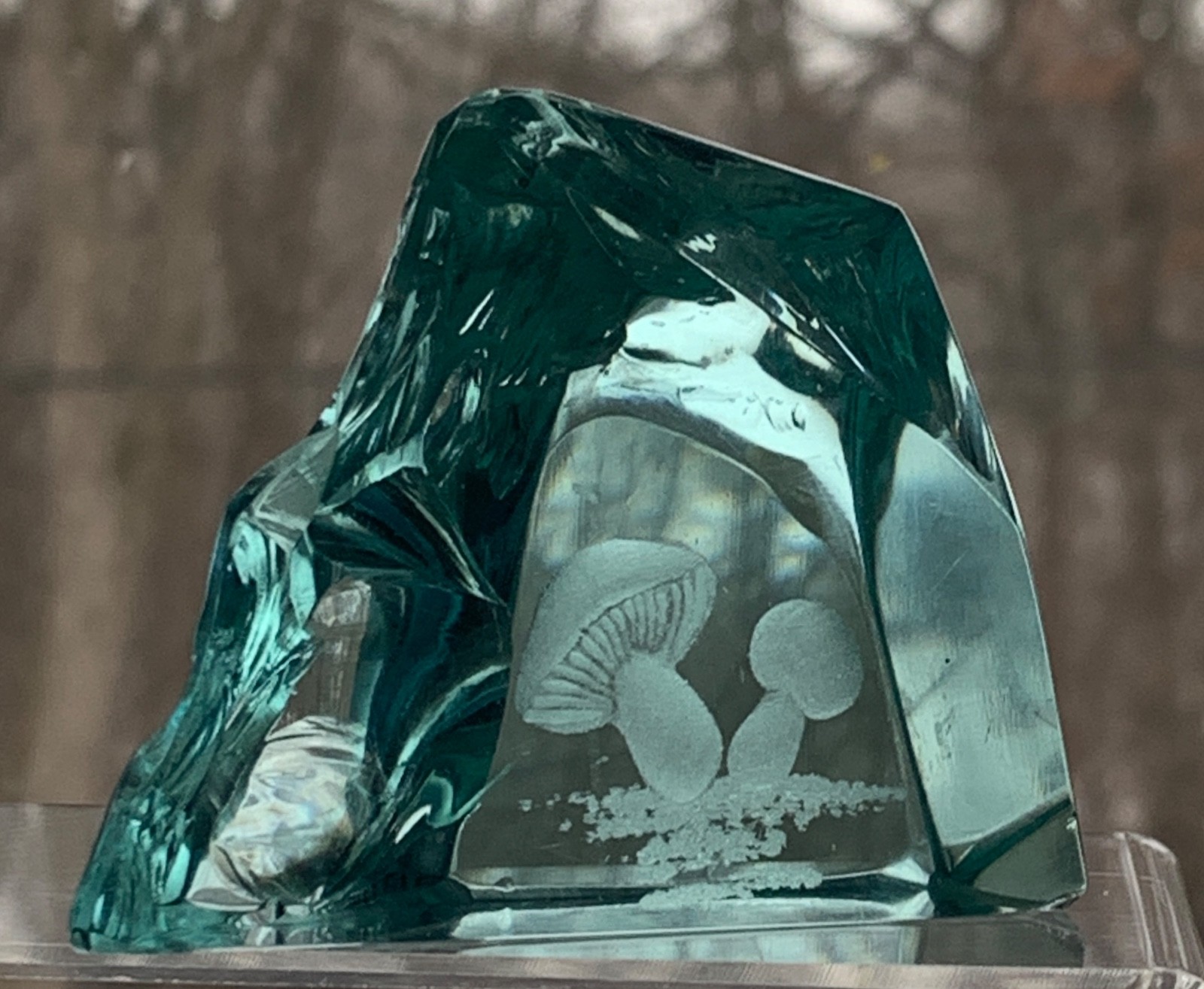 Hovmantorp Sweden “Iceberg” sculpture signed by Rune Strand and Lars Börnesson!