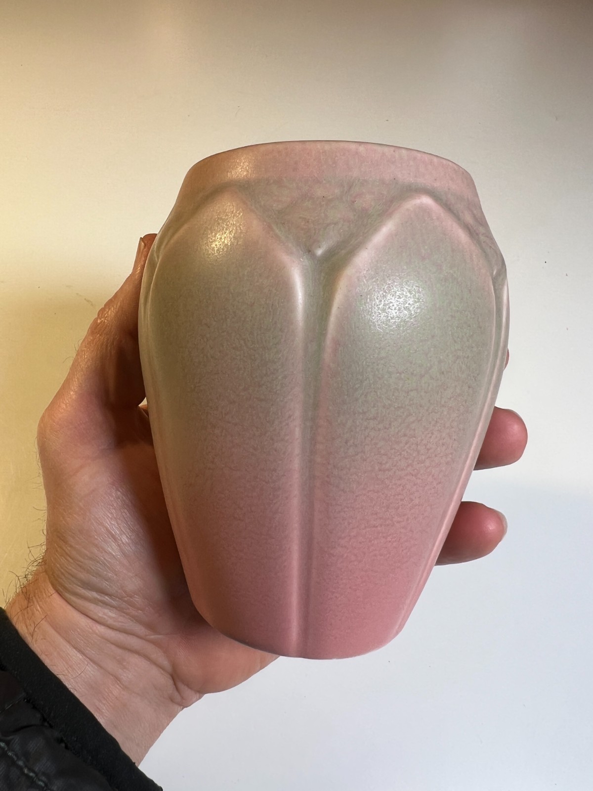 Rookwood Pottery Vase 1928 Pink Vellum Matte Glaze 2090 Art Deco 4″ Cincinnati