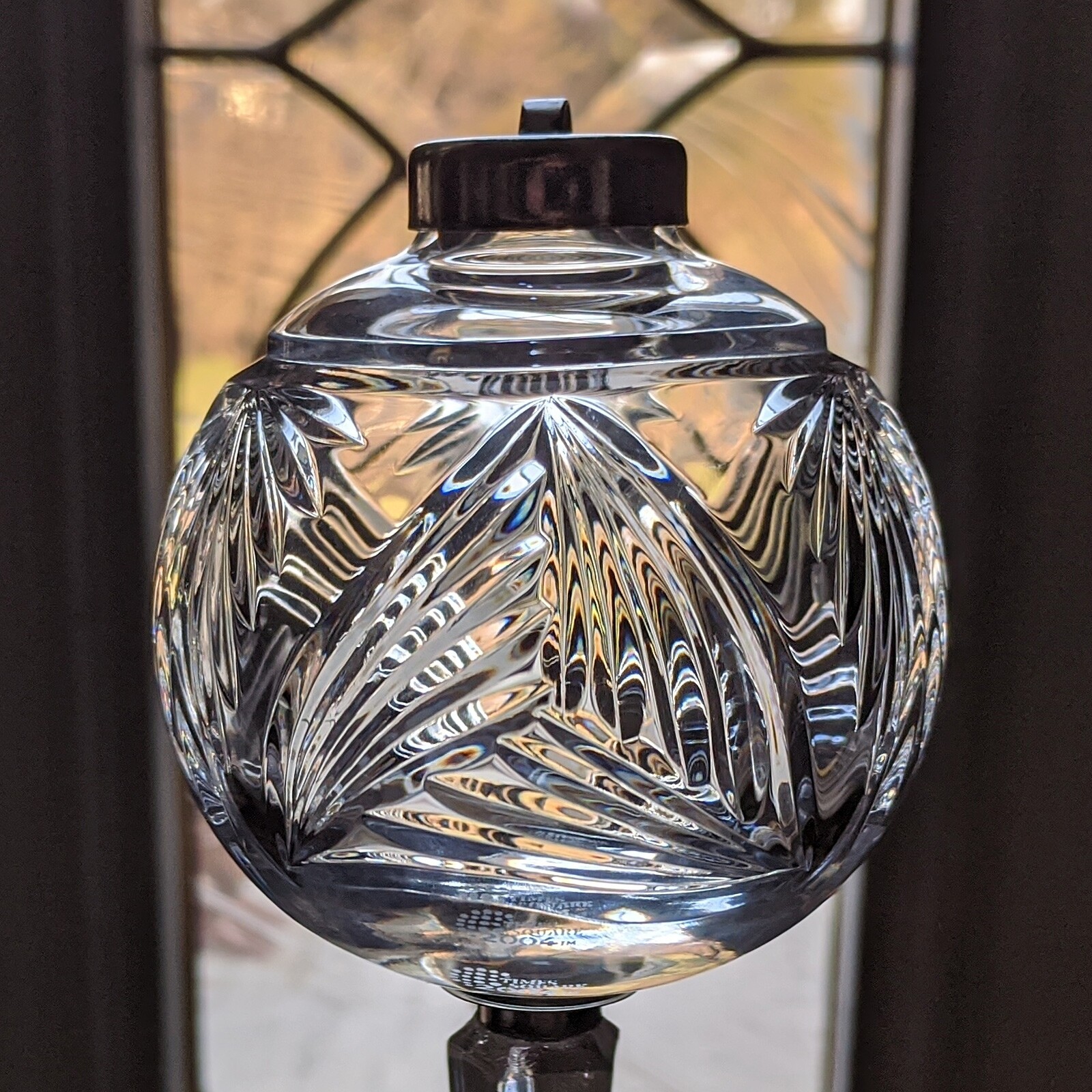 Waterford Crystal 2004 Hope For UNITY Times Square Ball Xmas Tree Ornament MIB