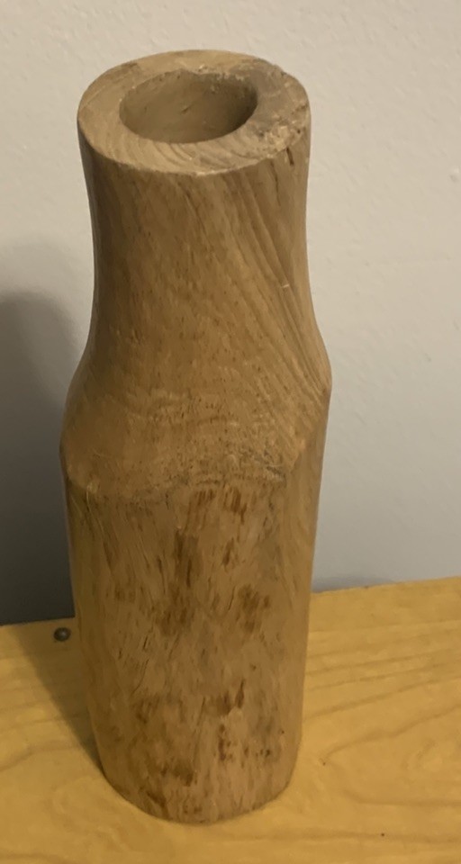 Target Threshold 12” Wood Vase (Not Water Safe) Modern Wooden Decor