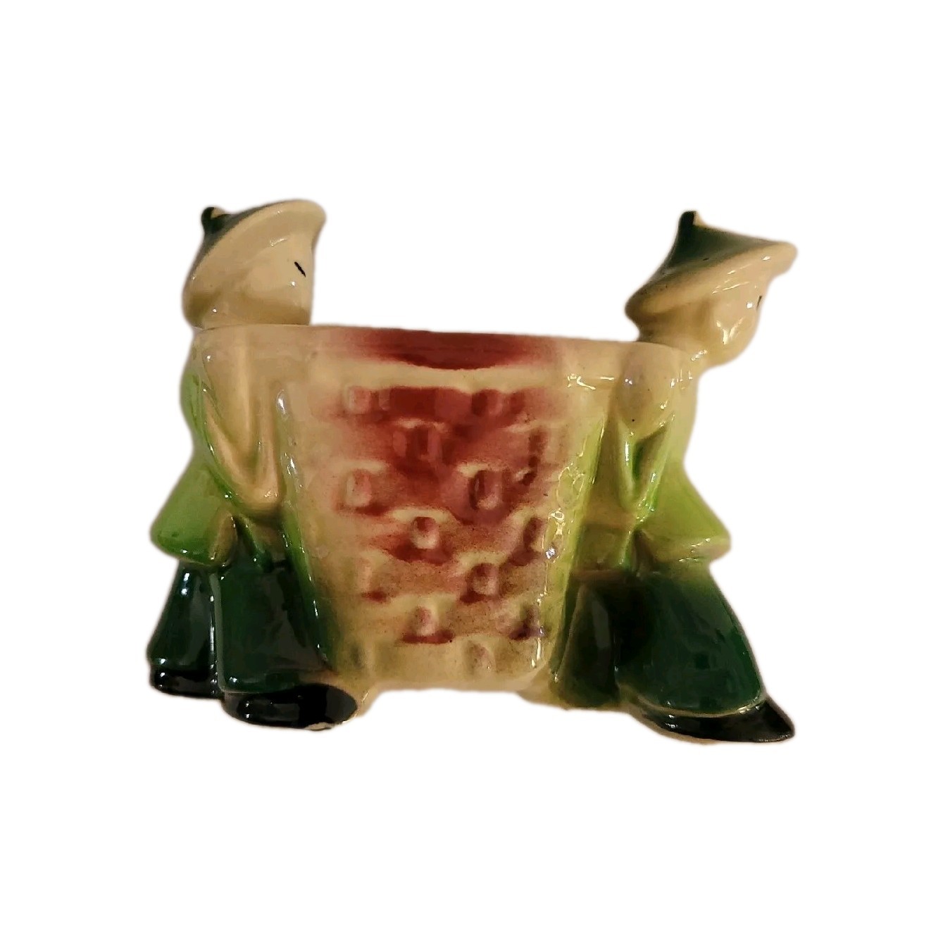 Shawnee Planters Asian Figurines Pottery MCM Vintage Set of 4