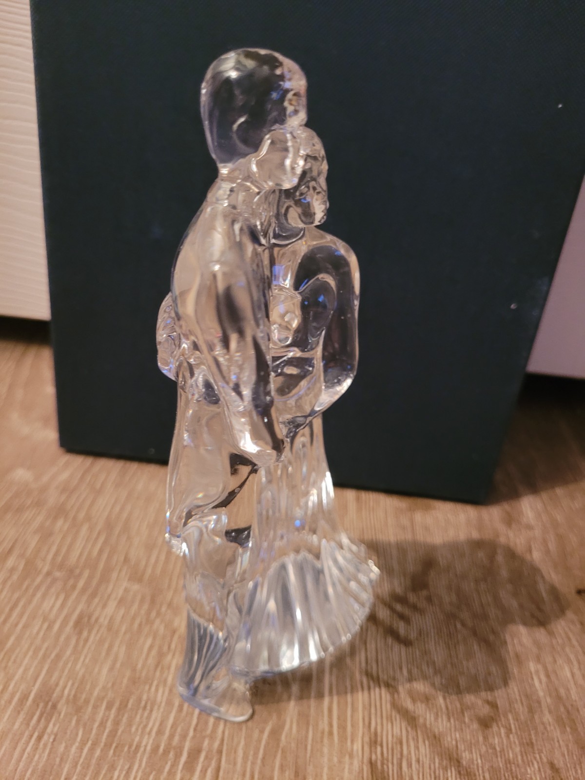 Waterford Crystal WEDDING COUPLE- Bride & Groom – 7.25″ Tall Excllent Condition