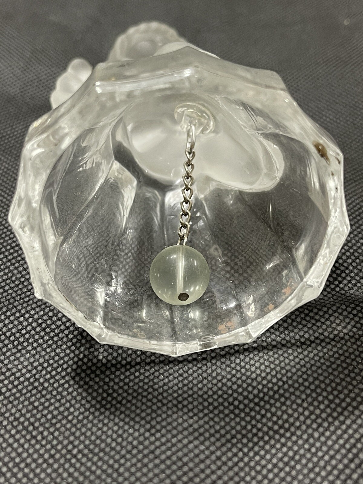 Vintage Combo Clear Glass Angles Sculptures Approx 4″ L X 4″ W