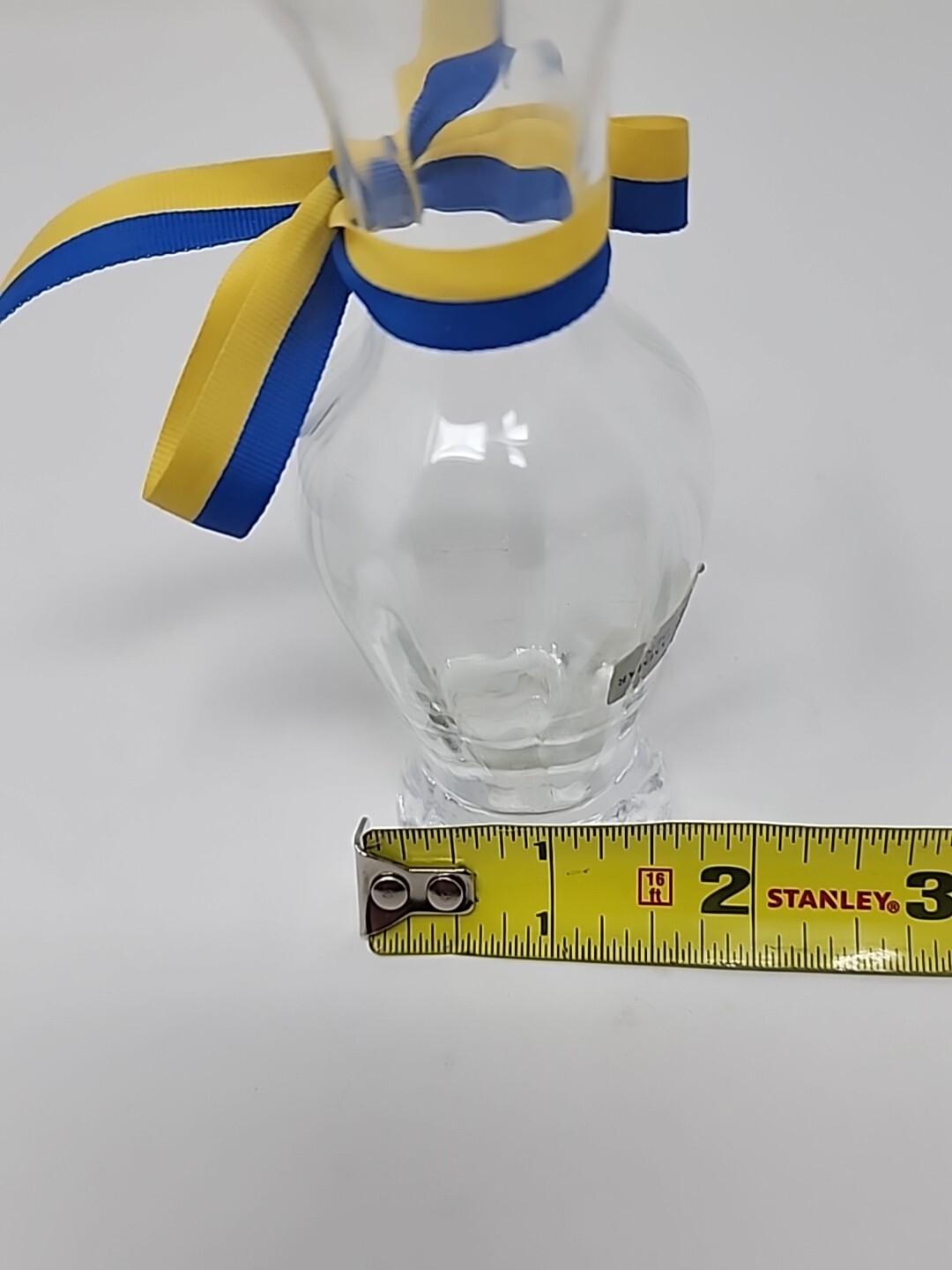 Lindshammar Sweden Clear Glass Bud Vase Vas Bellis