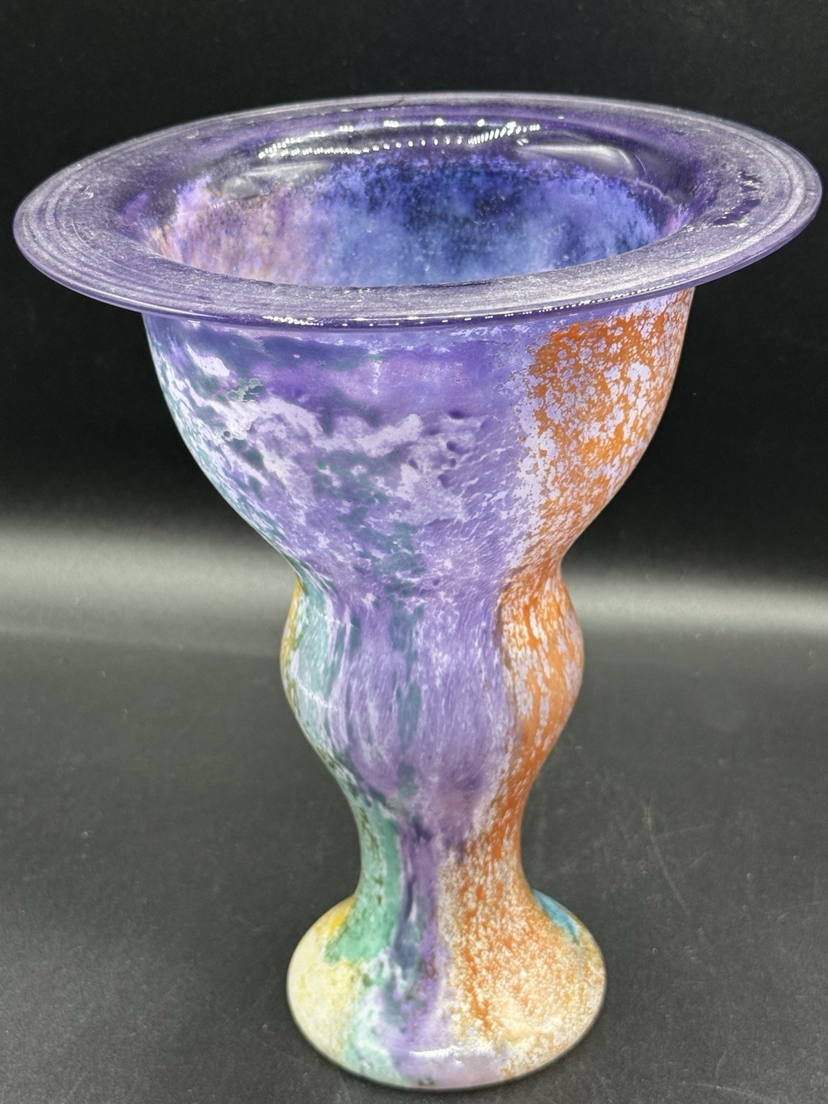 Kosta Boda Sweden 1990’s Kjell Engman Signed And Numbered Vase 8.75″ Pristine