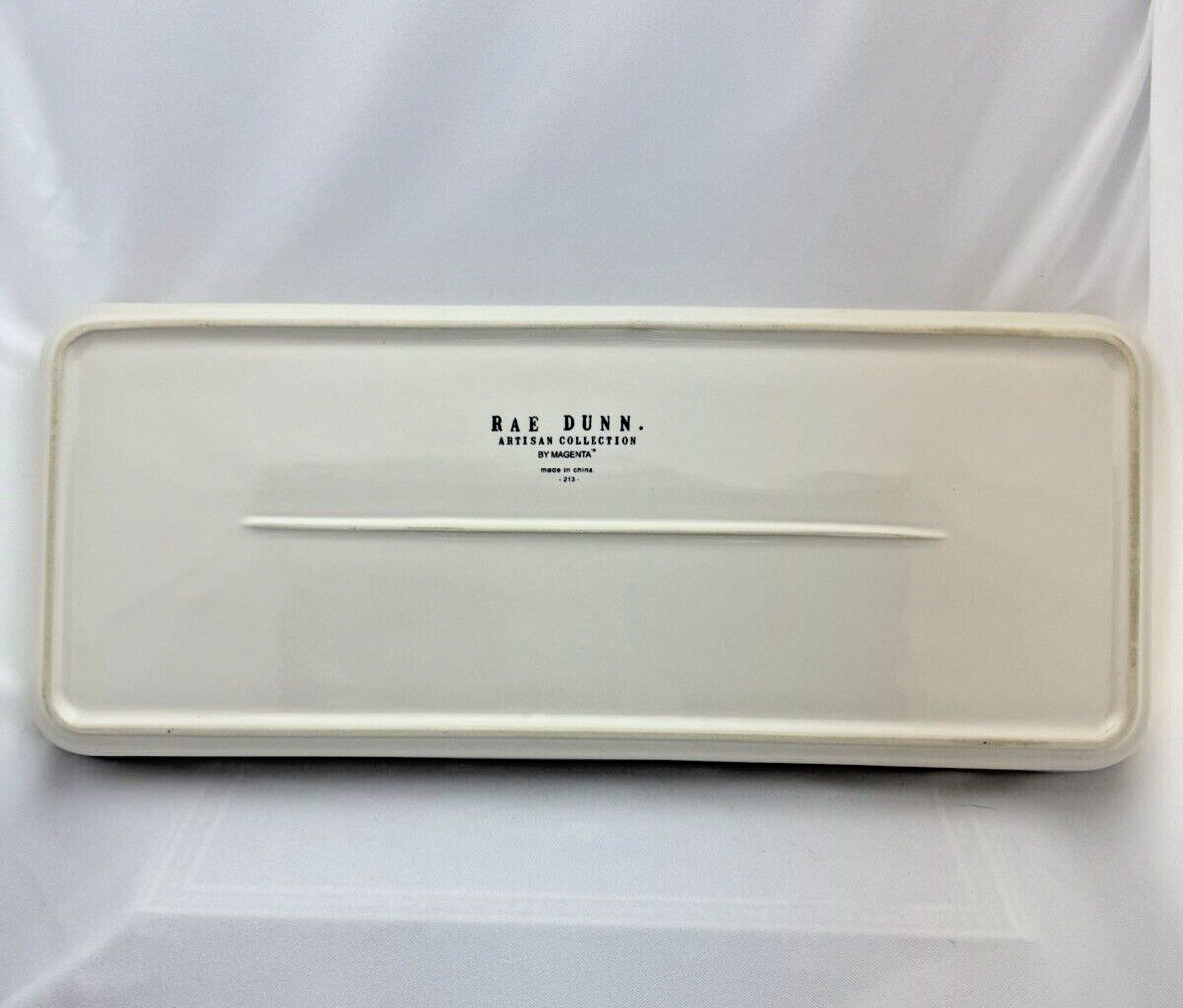 Rae Dunn “HELLO GORGEOUS” Lipstick Ceramic 15″x6″x1.5″ Tabletop/Makeup Tray New