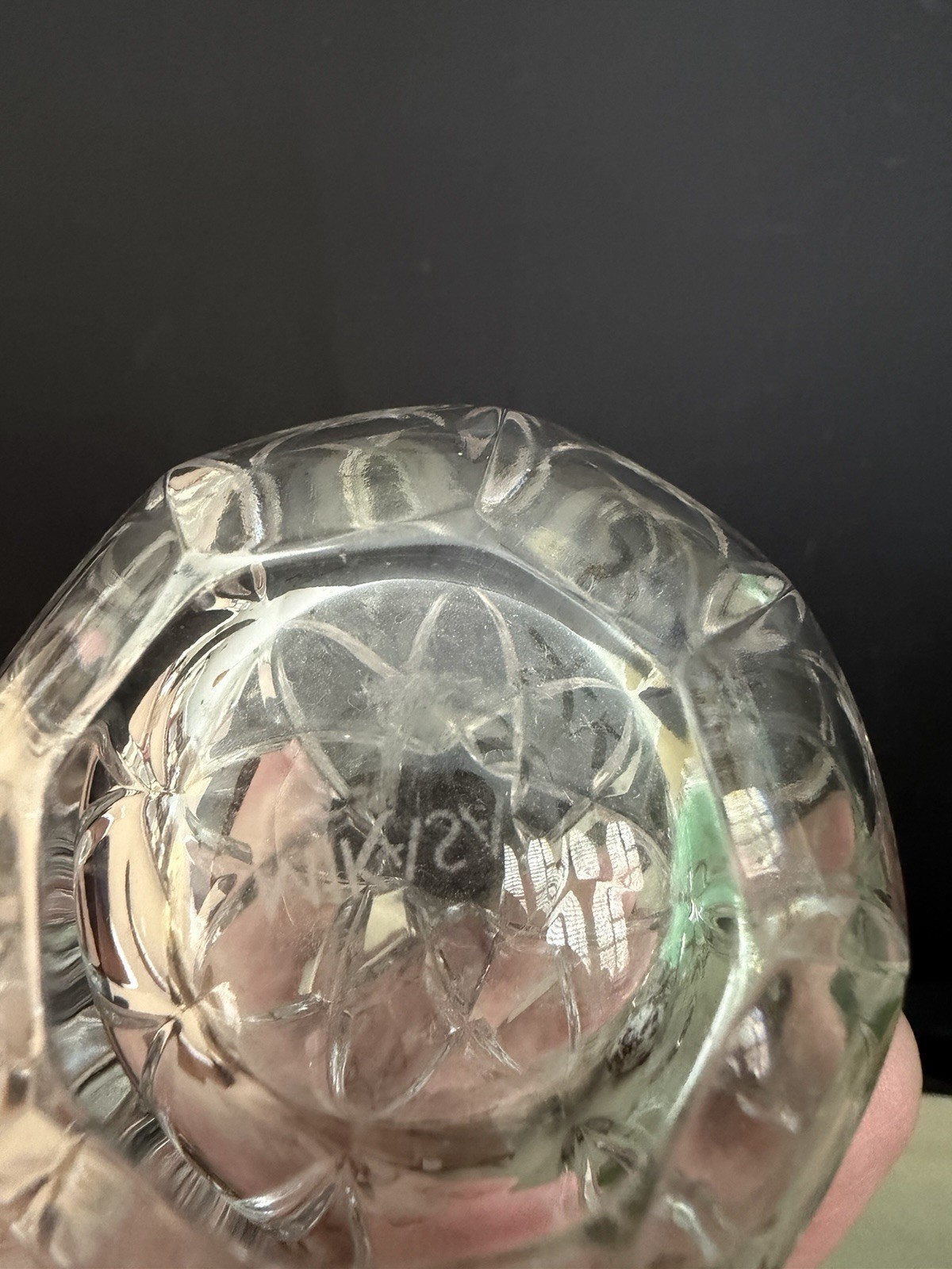 Vintage Mikasa France Crystal Small Flower Bud Vase 6” Tall