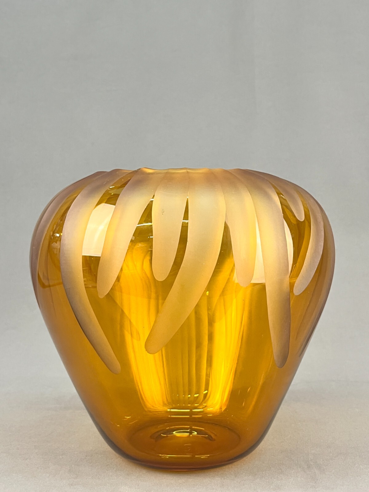Pauly & Co. Compagnia Venezia Murano Art Glass Signed 8 ¾” Vase c. 1999