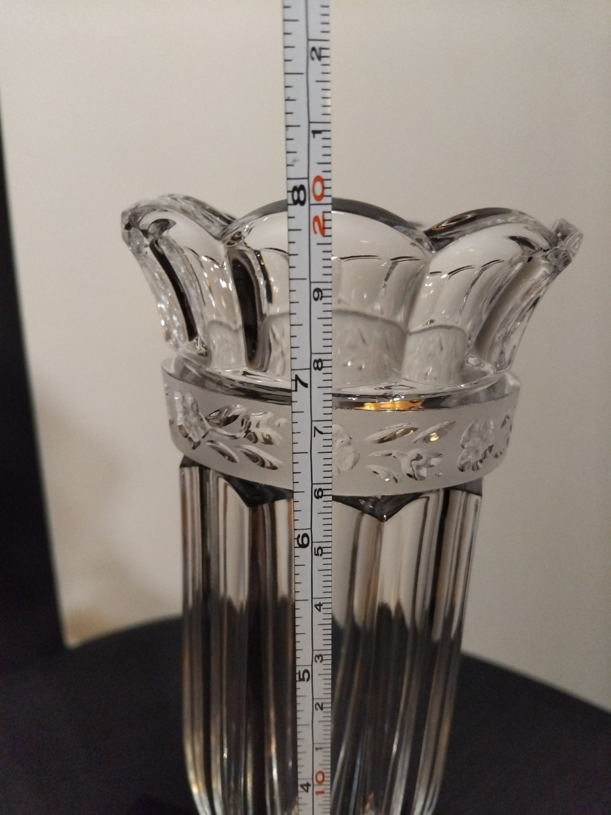 Vintage Full Lead Crystal Creations West Germany Bud Vase