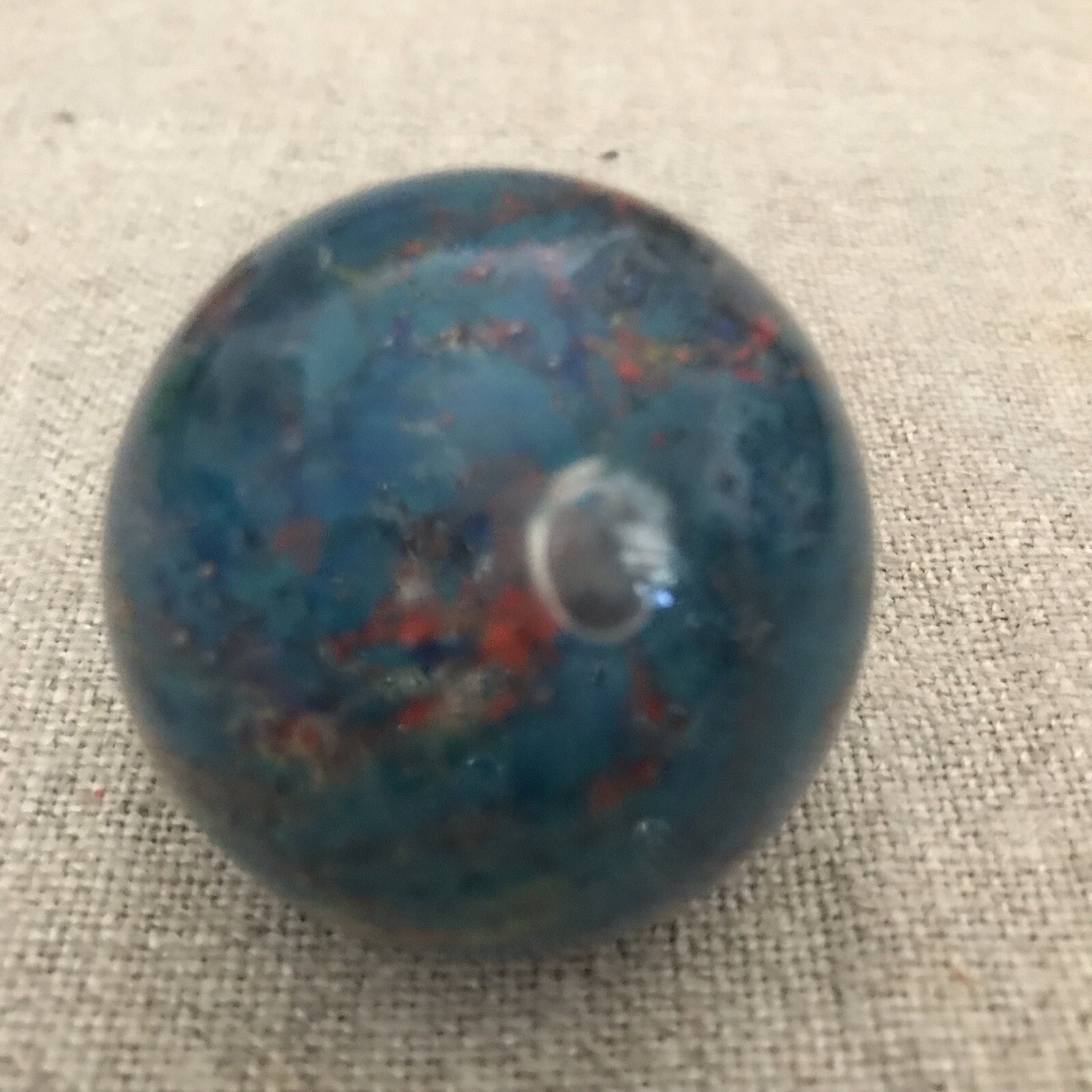 Handblown Art Glass Orbs (3) – Marbles or Paperweights – Colorful Float Style