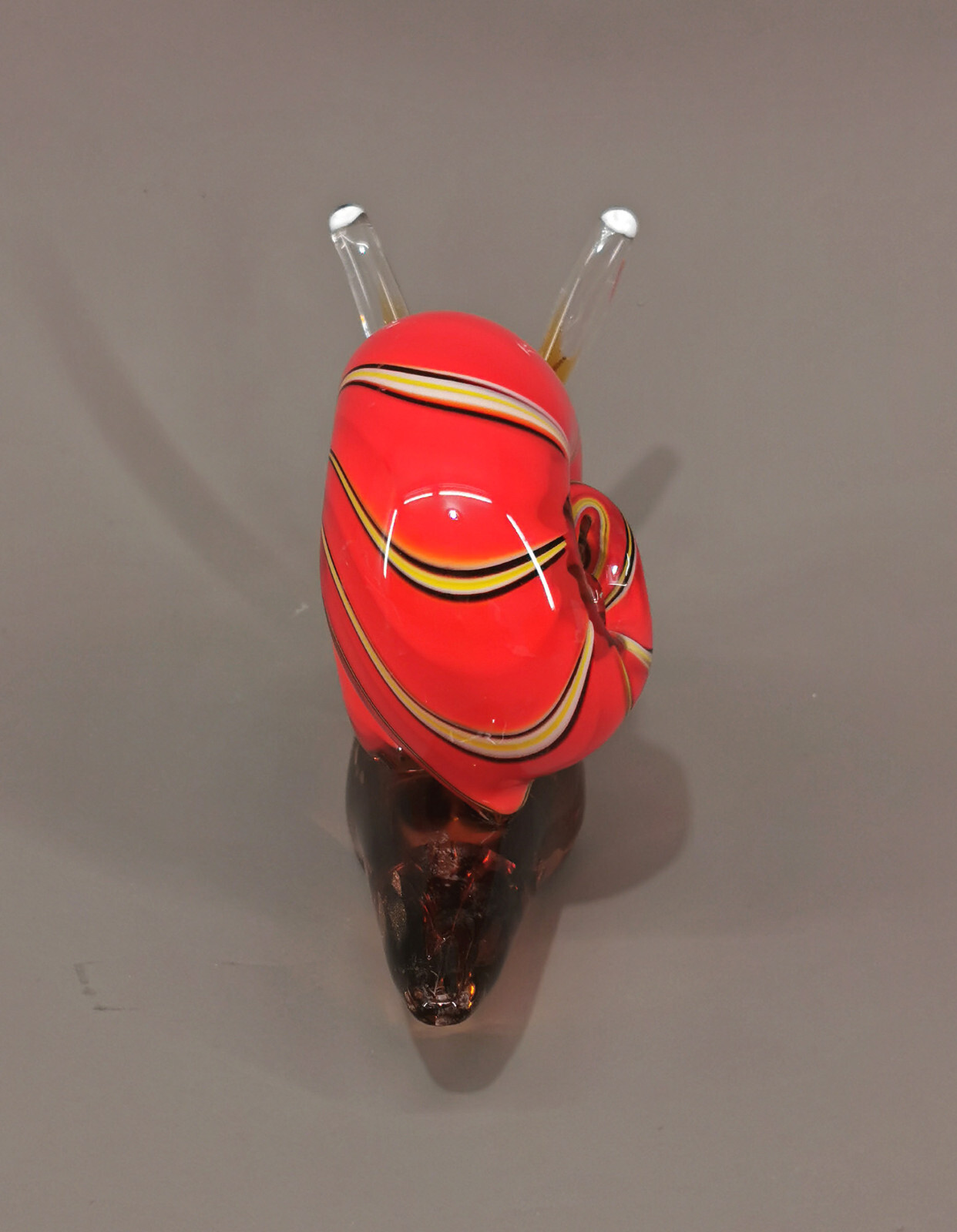 9973807-ds Figure Snail Glas Colourful Muran. Style Abstract 8 5/16×3