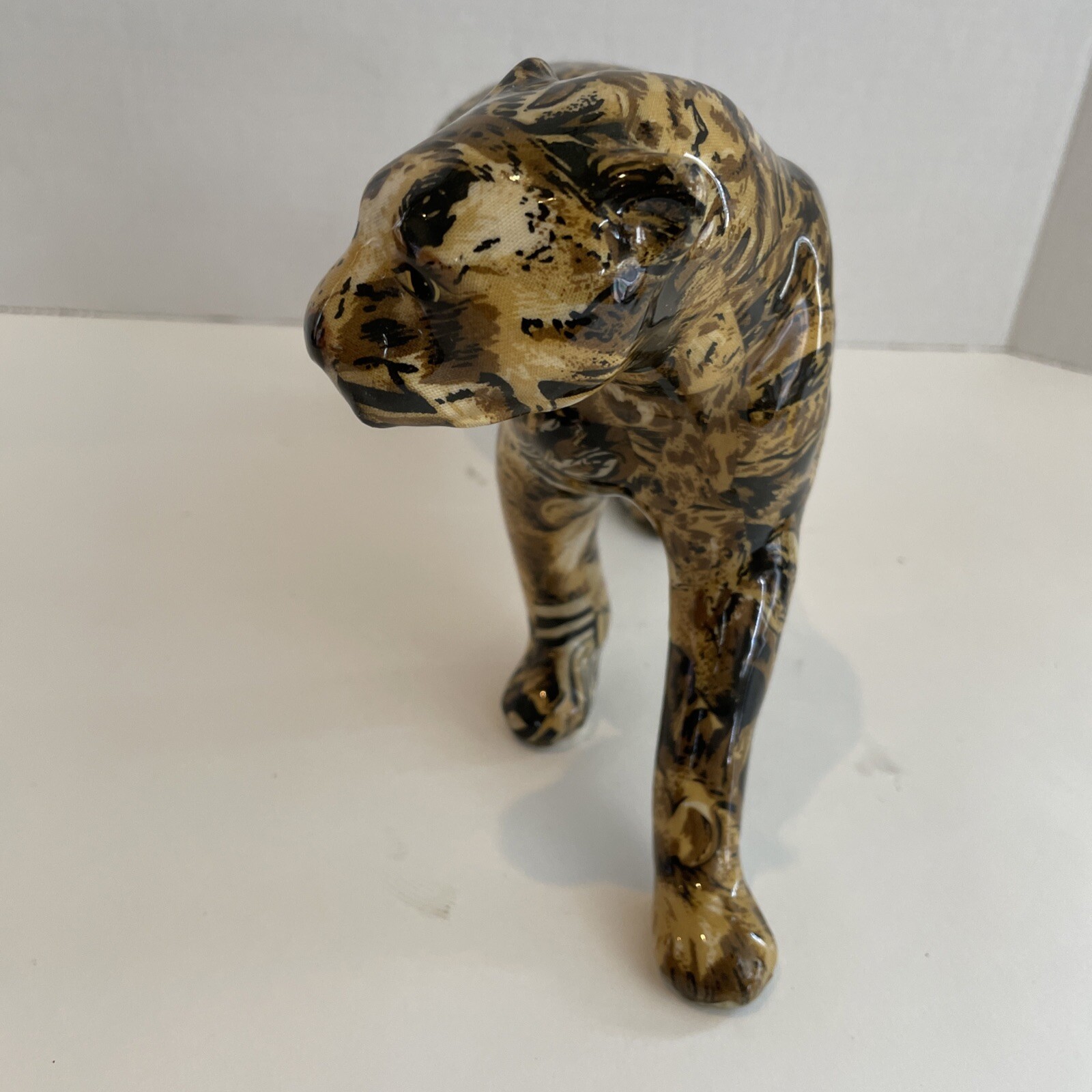 Collage? Safari Collection 12” Long Cheetah Walking Wild Animal Figure EUC
