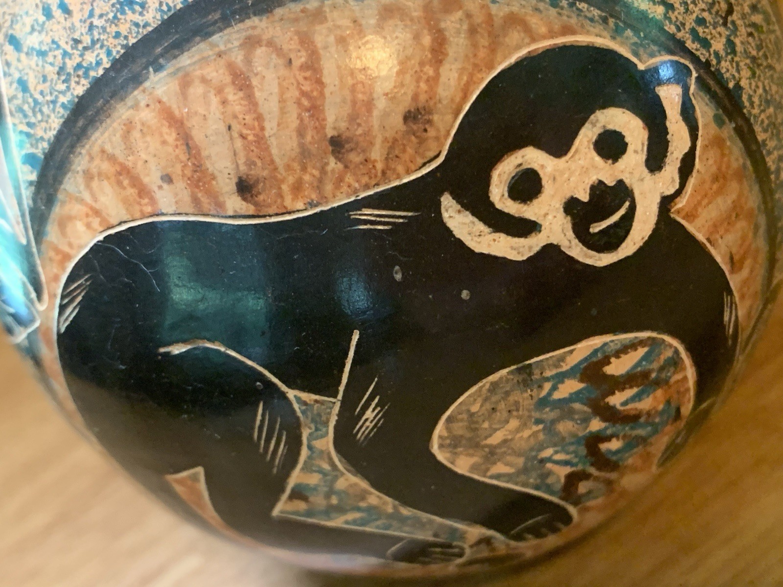 Signed Villafuerte Guaitil Chorotega Pottery Costa Rica Folk Art 4 Animals
