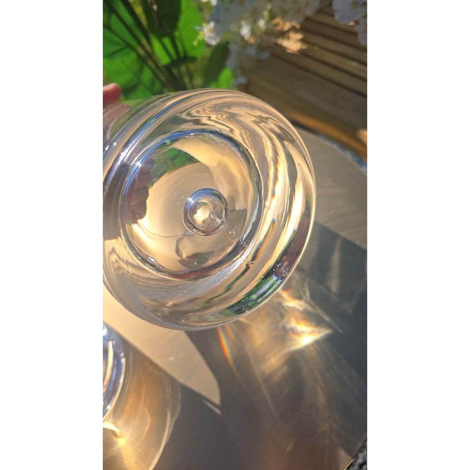Orrefors Glass Votive & Vase Set Clear Cylindrical Scandinavian Modern Decor