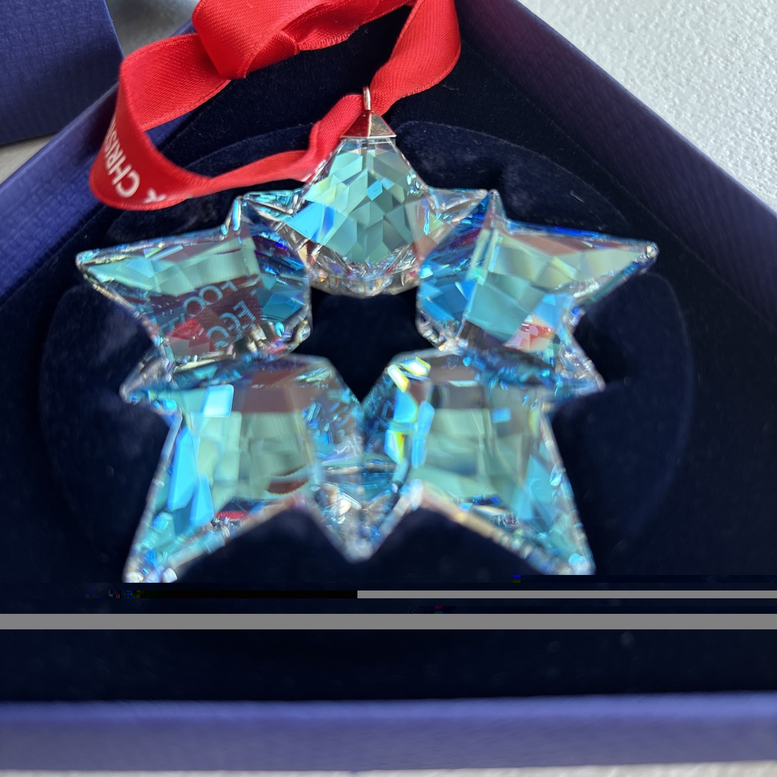 SWAROVSKI 2019 MARIAH CAREY XMAS SNOWFLAKE ORNAMENT CHRISTMAS STAR 5543287 NEW