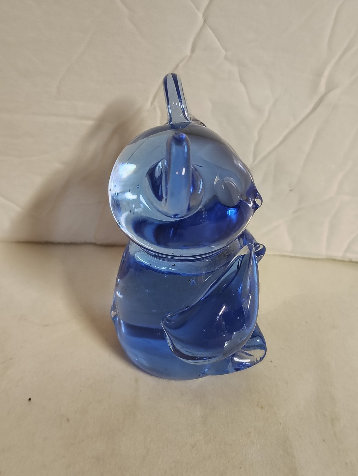 US Commemorative Fine Art Gallery Koala Bear Glass Blue