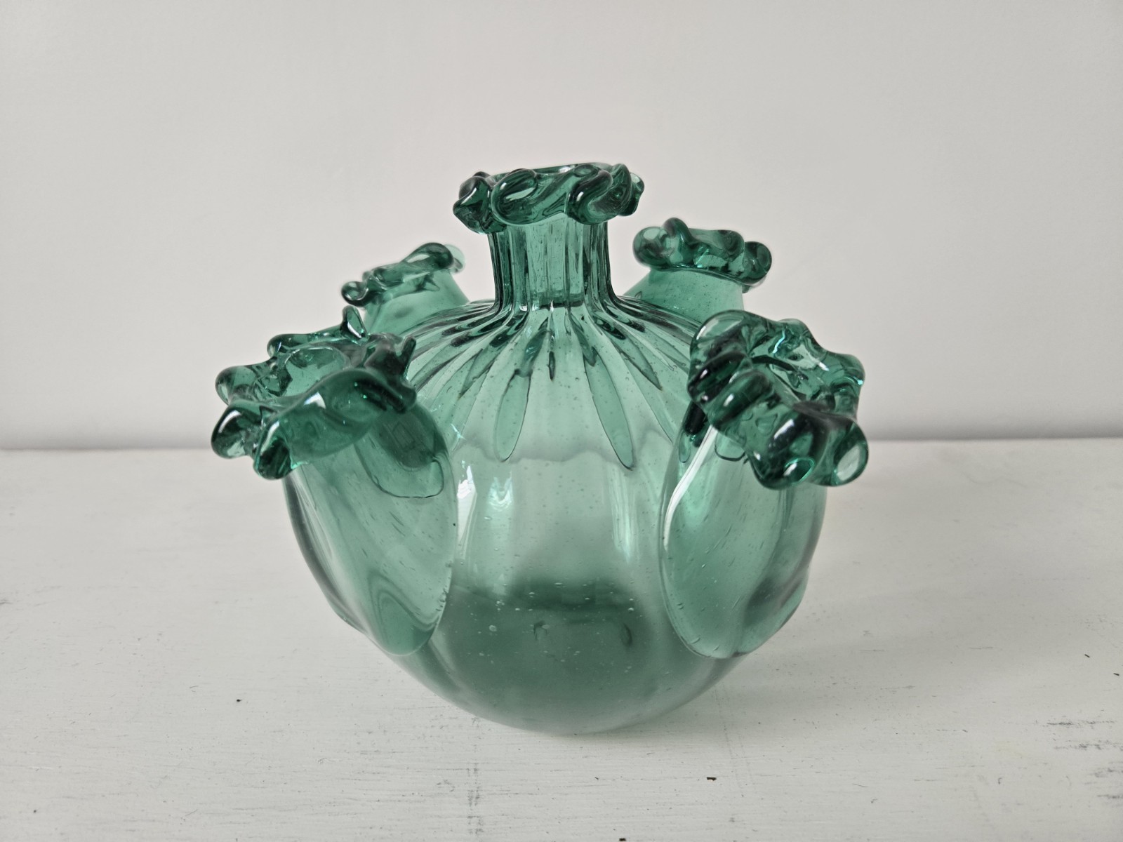 Napoleon Martinuzzi Victorio Zecchin Vintage Murano Glass Cinque Bocche 1920