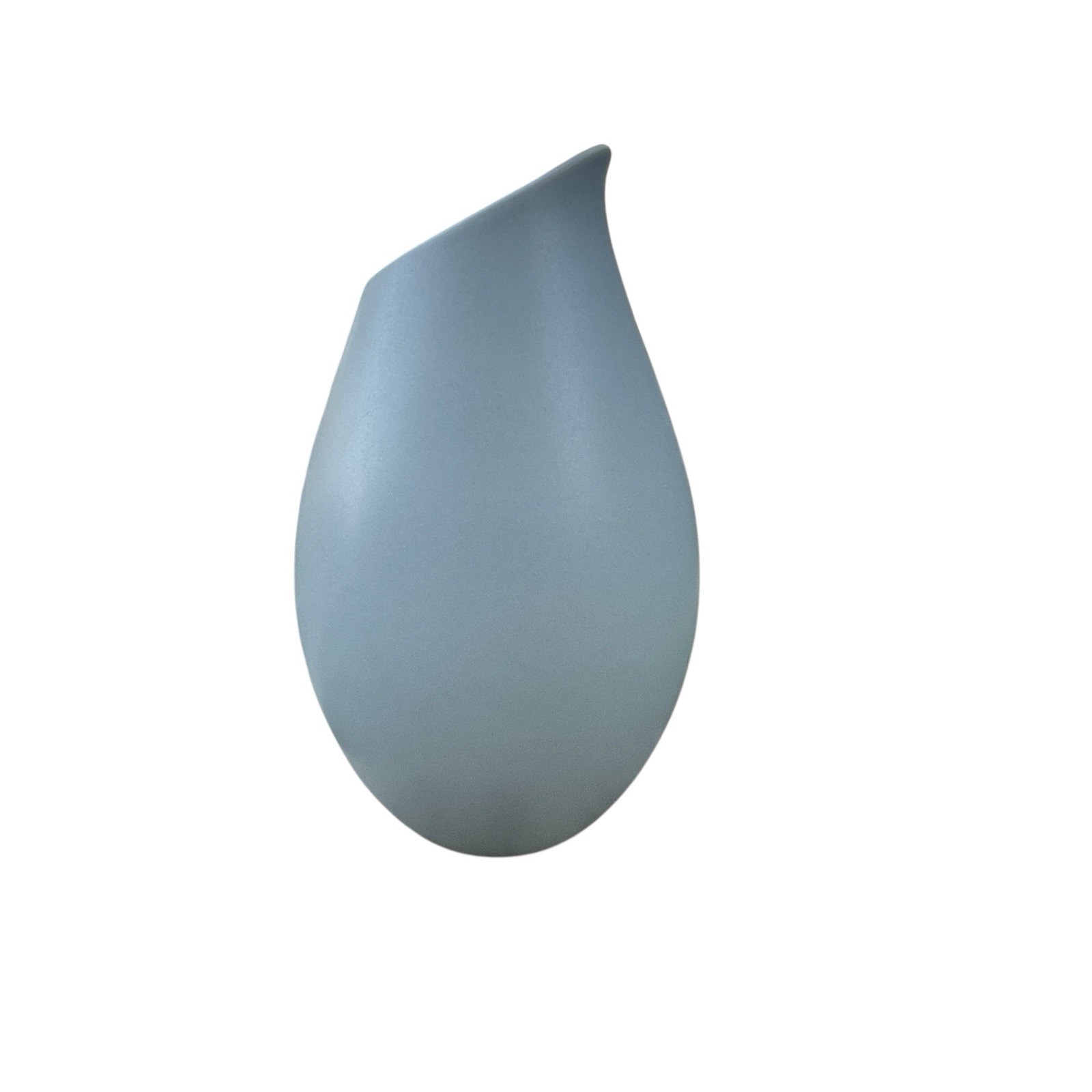 VTG Jaliang Teardrop Vase 7.5″ Pale Robins Egg Blue Asian Mid Century Modern MCM