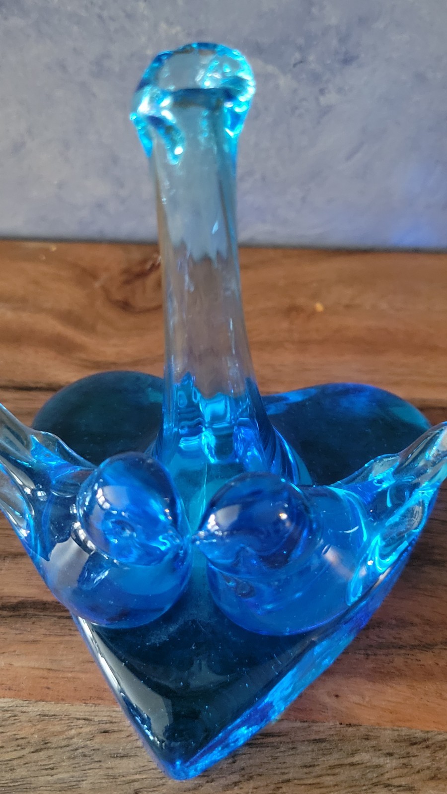 Terra Studios Bluebirds of Happiness Heart Byron Hicks 1990 3″ Ring Holder