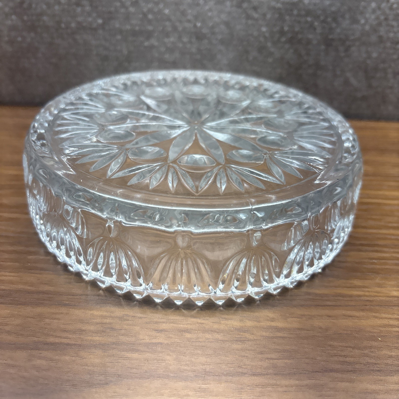 Vintage Princess House By Fostoria Lead Crystal Candy Dish Centerpiece