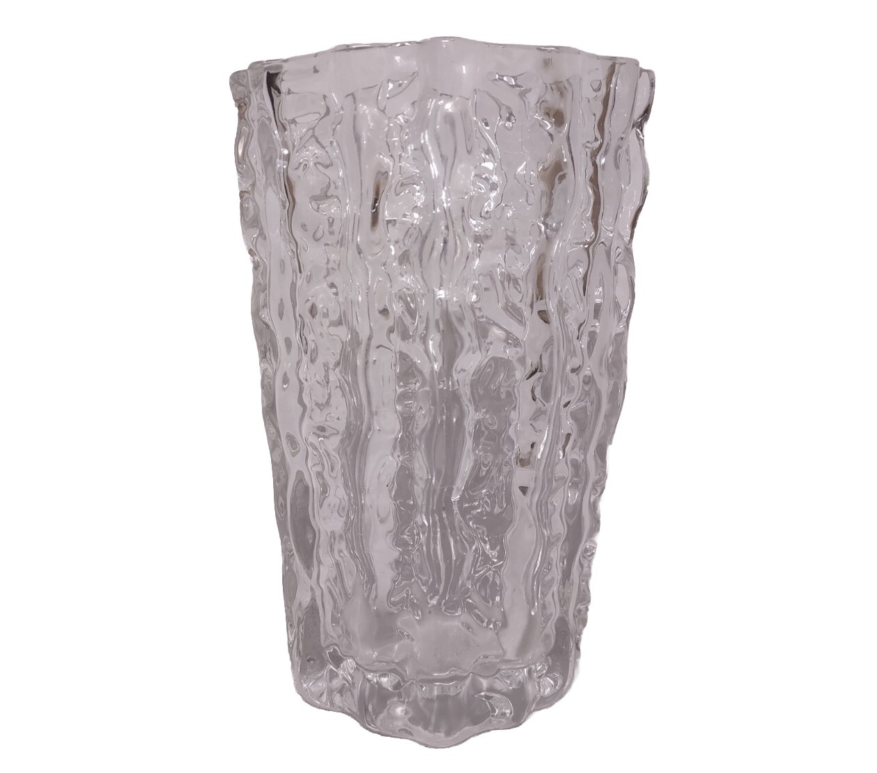 Mikasa Frost Fire Crystal Vase 9.5″ Tall