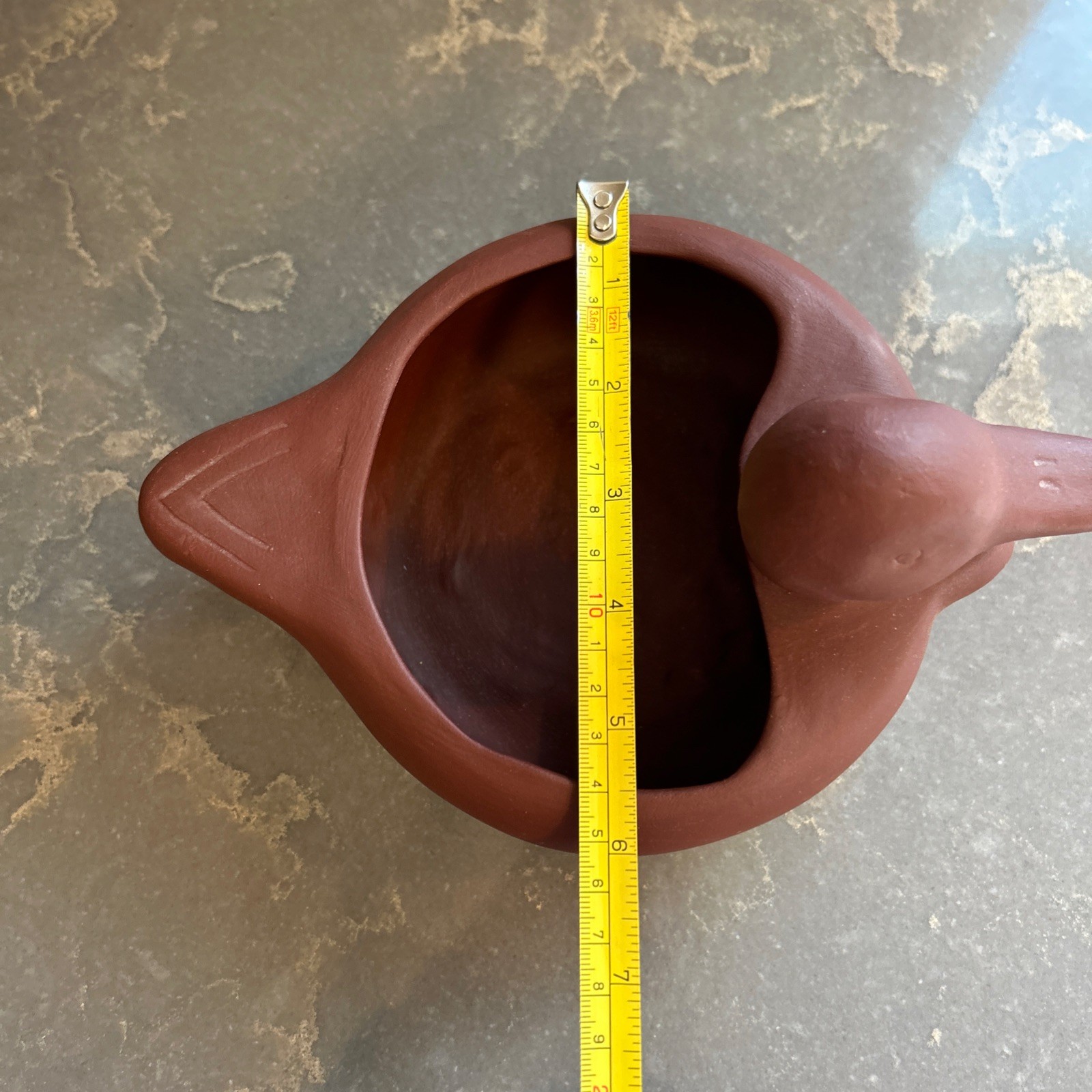 Cherokee Heritage Pottery Duck Planter Clay Native American Art HTF RARE Signed