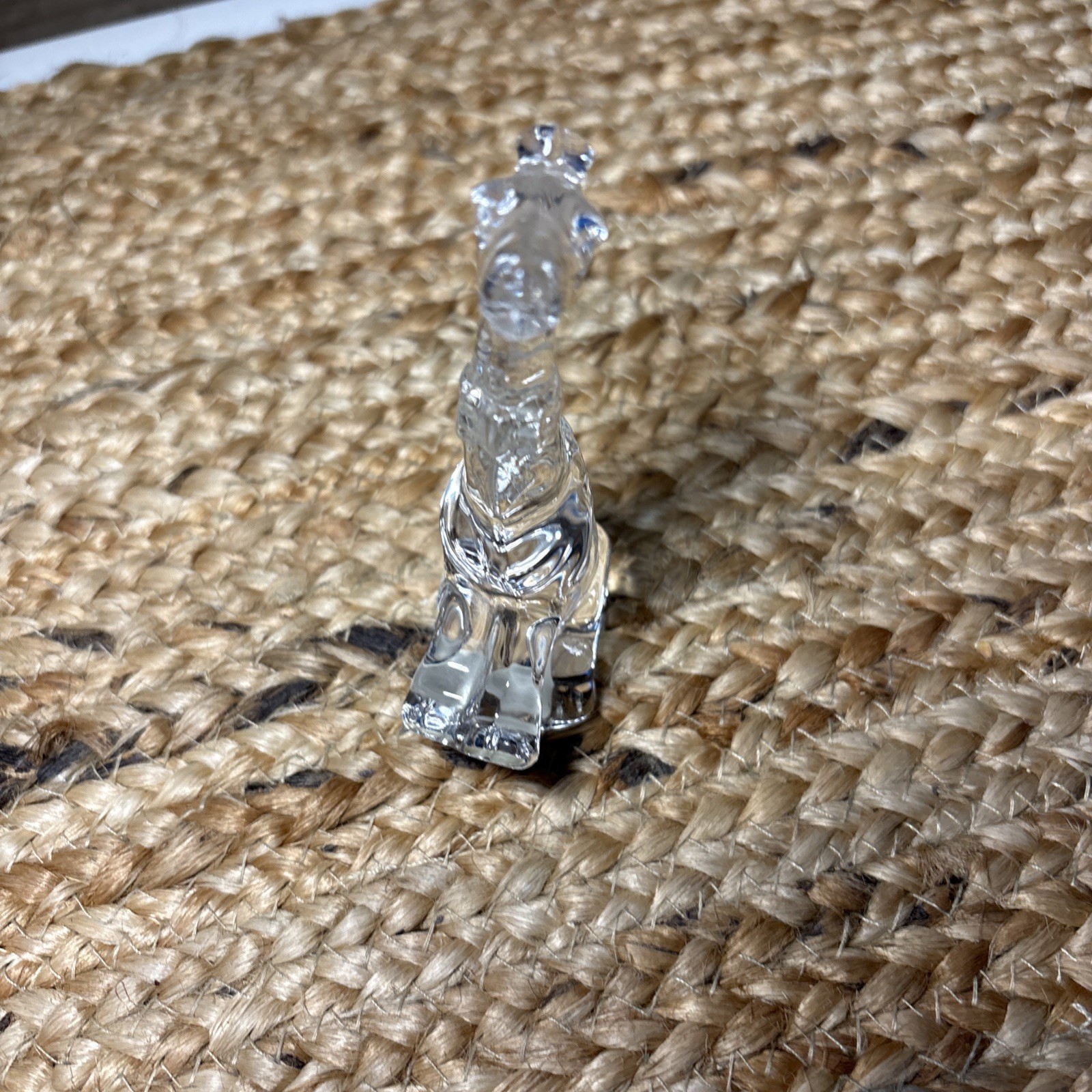 Princess House 24% lead crystal tressure rocking giraffe figurine from Germany