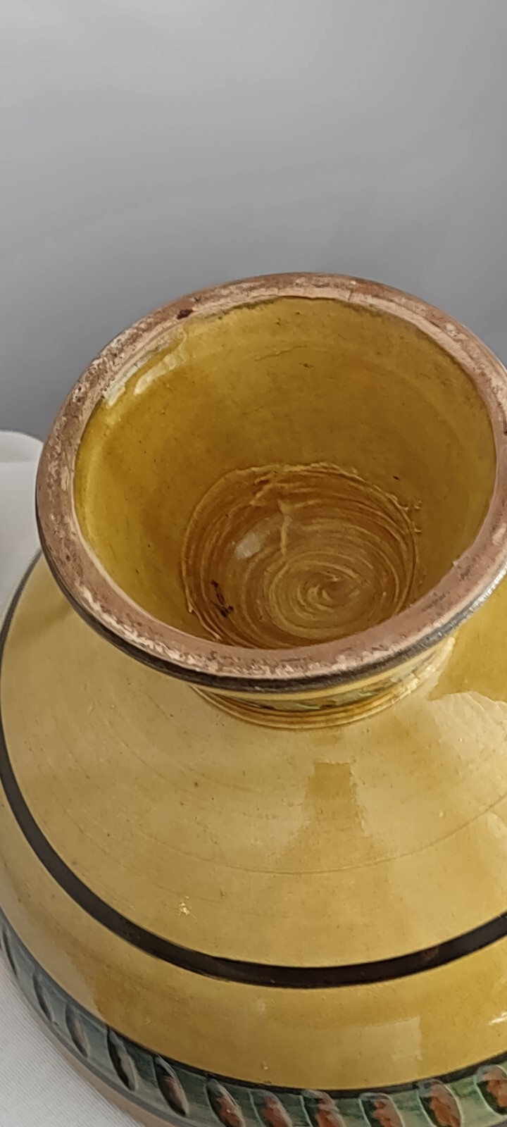 Mid 20th Century Modern Pottery Vase Planter Bowl