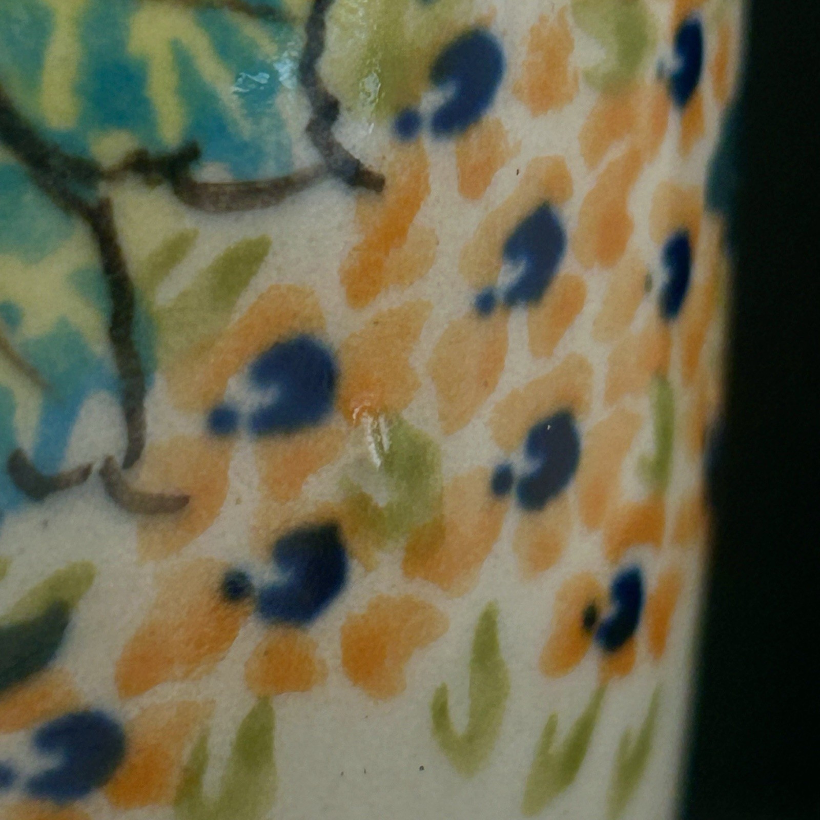 Unikat Polish Pottery Stoneware Small Vase-5 1/2 Inches Tall-Hand Painted