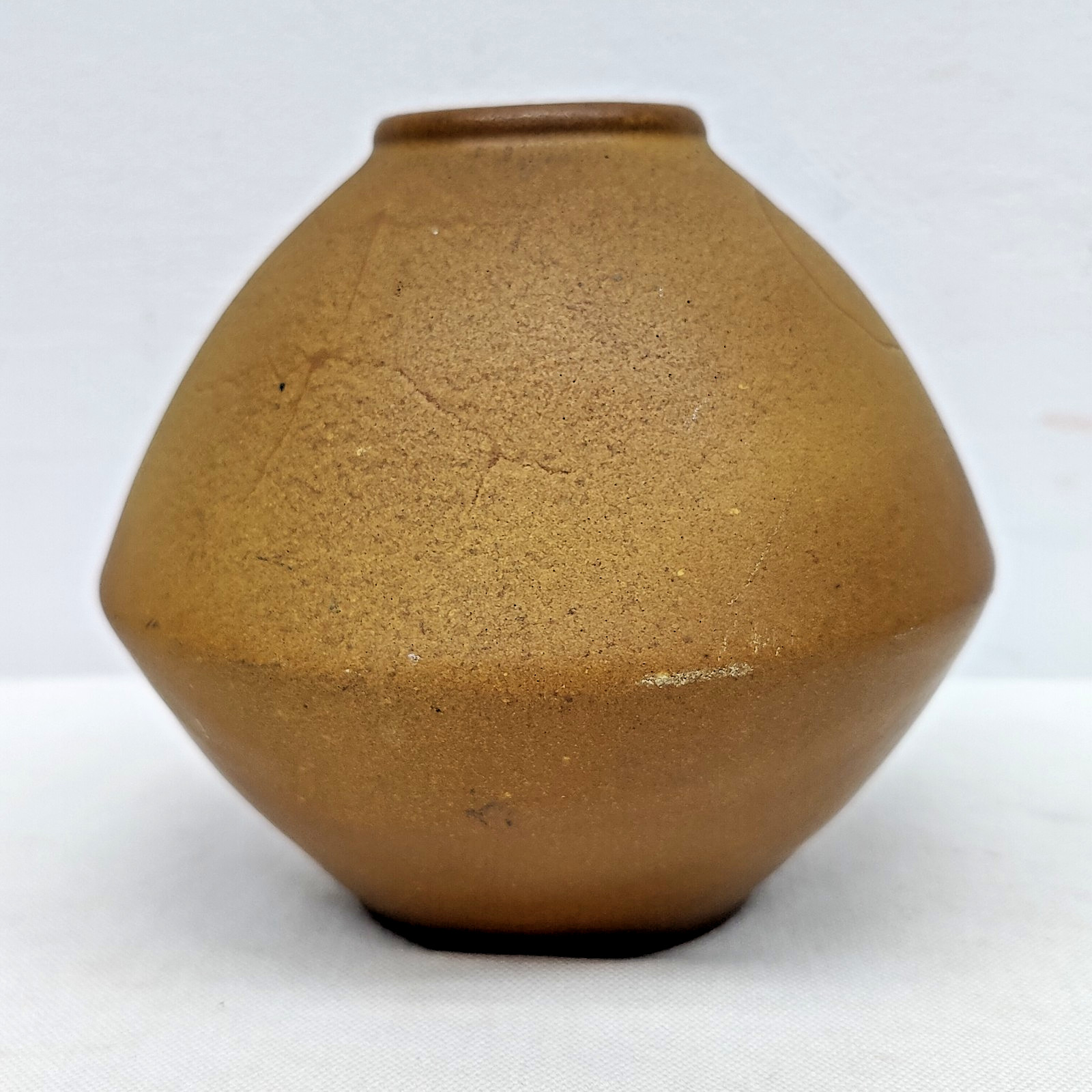 Van Briggle Vase 1905 Design Shape 336 Chocolate Brown Possibly Ambrose Schlegel