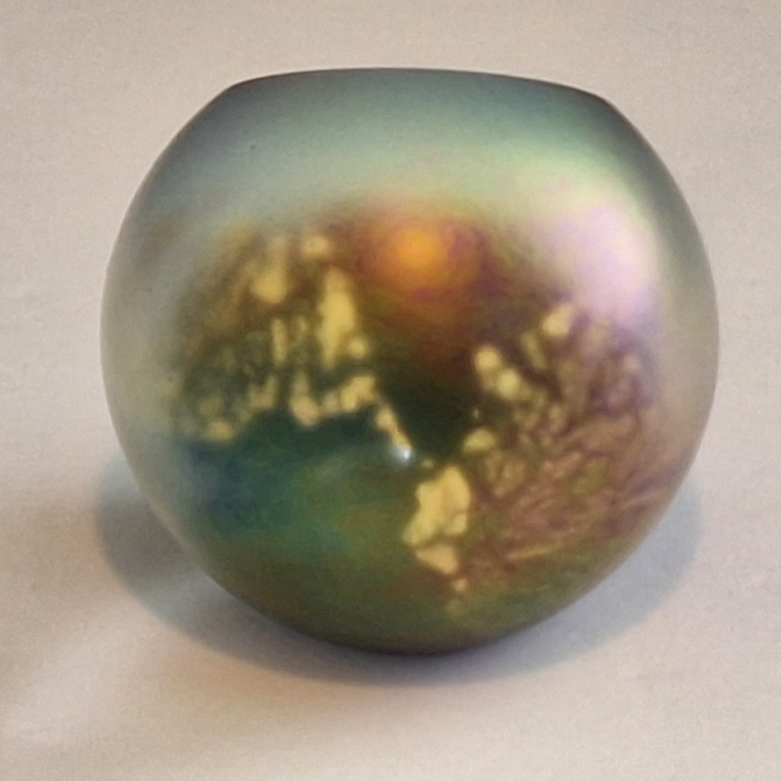Glass Eye Studios Celestial Series Glass Hand Blown Art Paperweight, 3″ 1-1/4 Lb