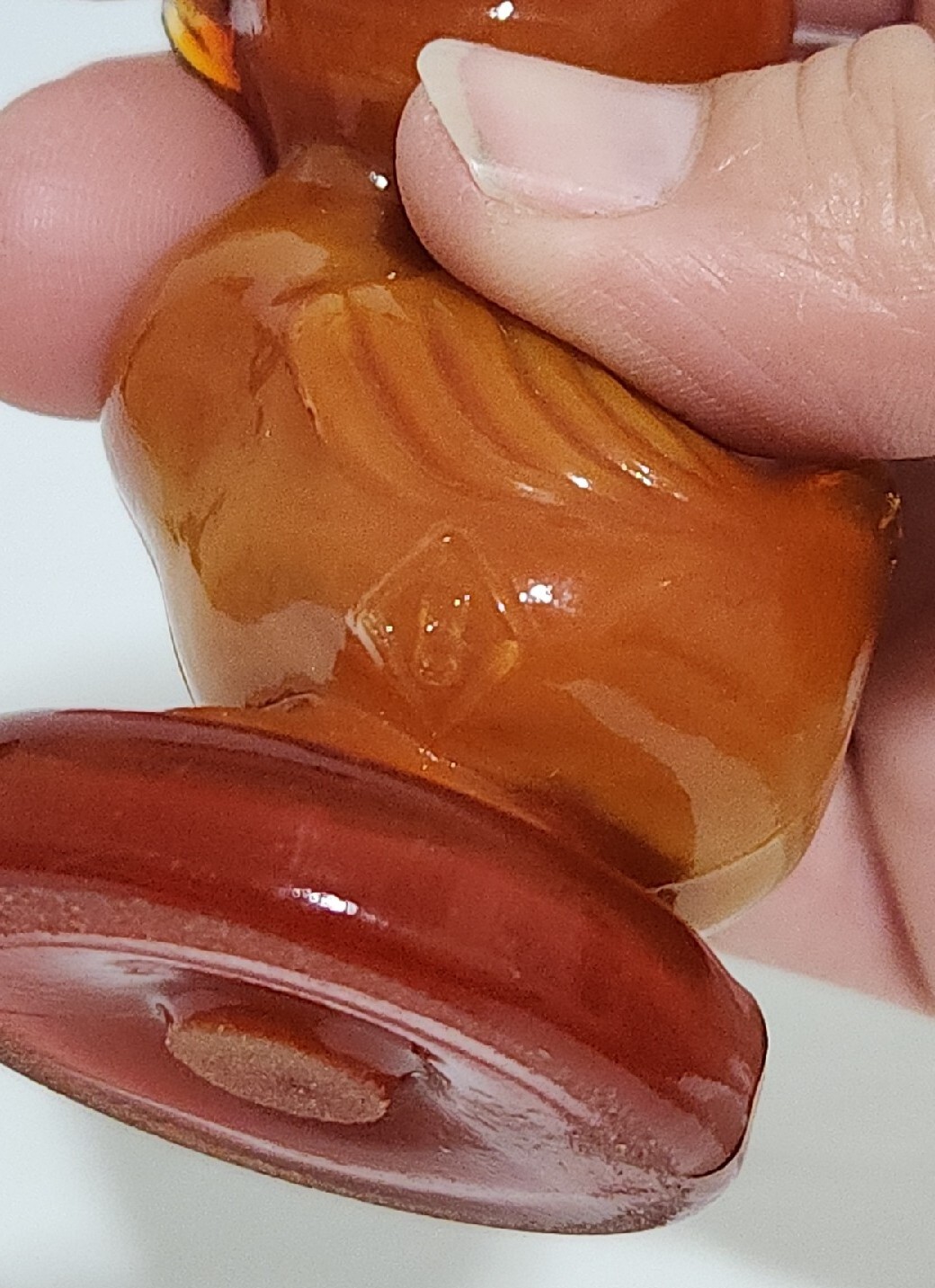 Boyd Glass Debbie Duck Amberina Slag UV Glow