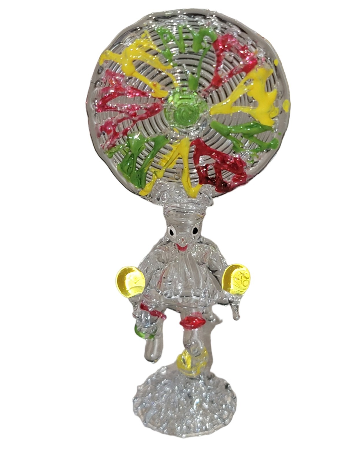 Hand Blown Glass Miniature 4″ Kachina Decorative Collectible