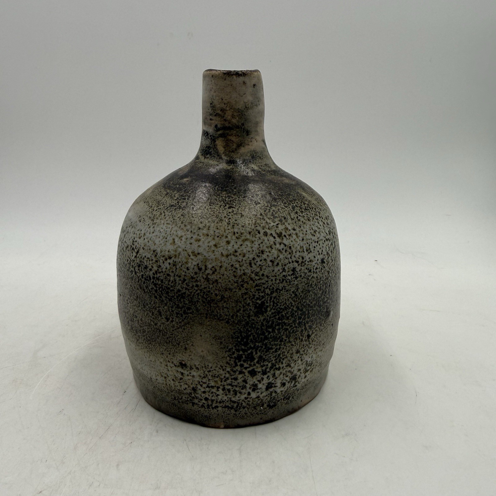 Studio Art Pottery Vase Vessel Weed Pot Artist Signed Marilyn Dockter 6.5” Tall