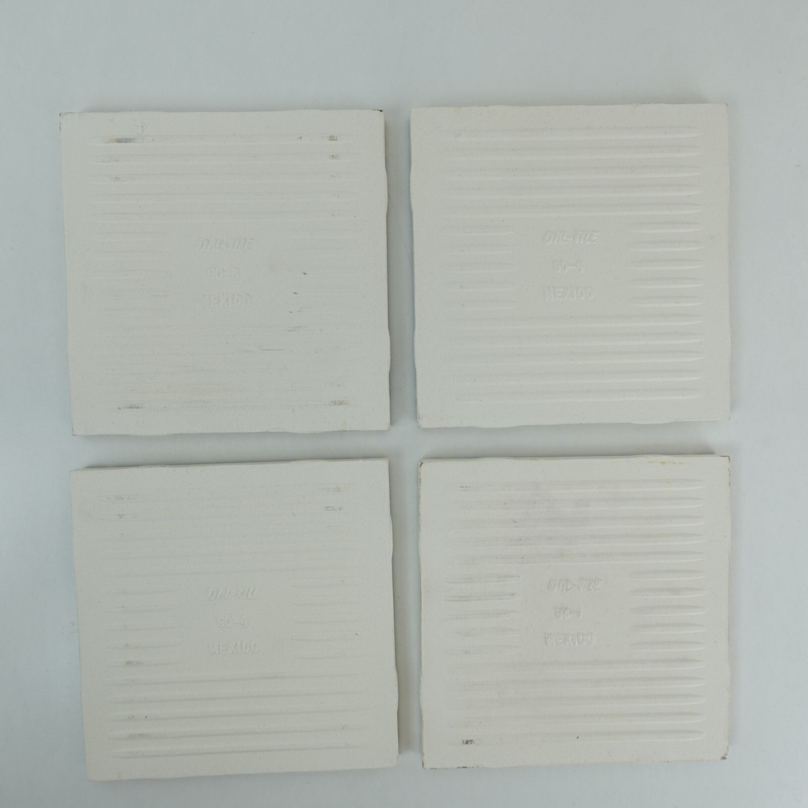 Blue Mexican Ceramic Tile Set of 4 Tiles 4.25″ x 4.25″