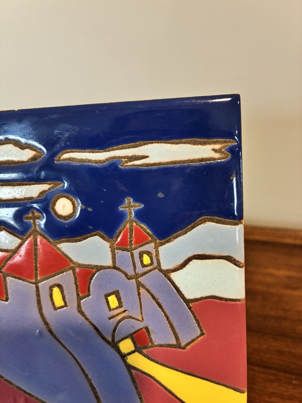 MAG MOR Studios Church Tile Christine Fitzgerald Trivet Coaster Wall Art USA