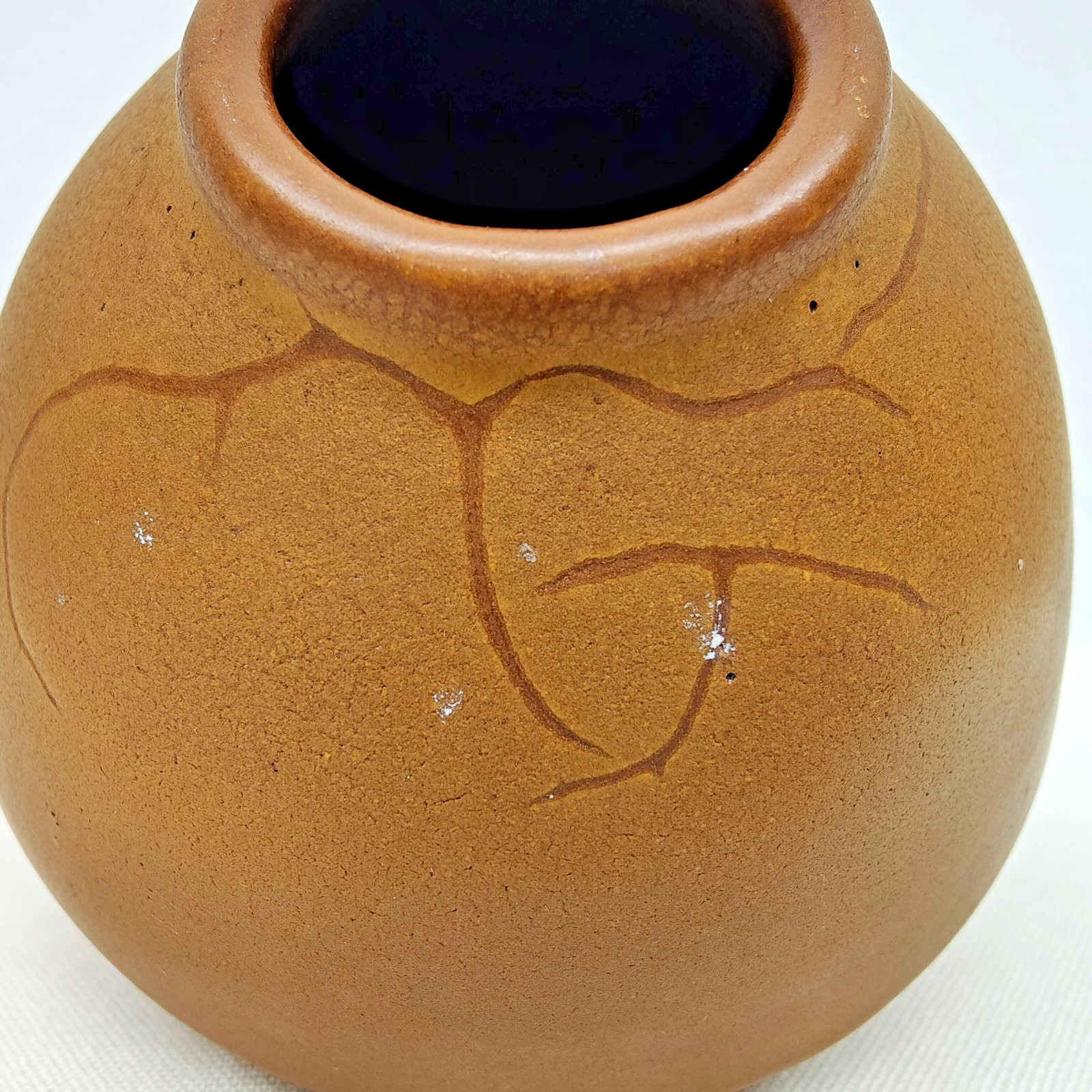 Van Briggle Vase 1905 Design Shape 336 Chocolate Brown Possibly Ambrose Schlegel