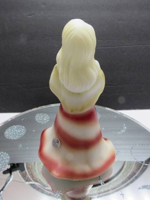 FENTON HAND PAINTED , 1ST EDITION PATRIOTIC LADY-SIGNED SHELLY FENTON